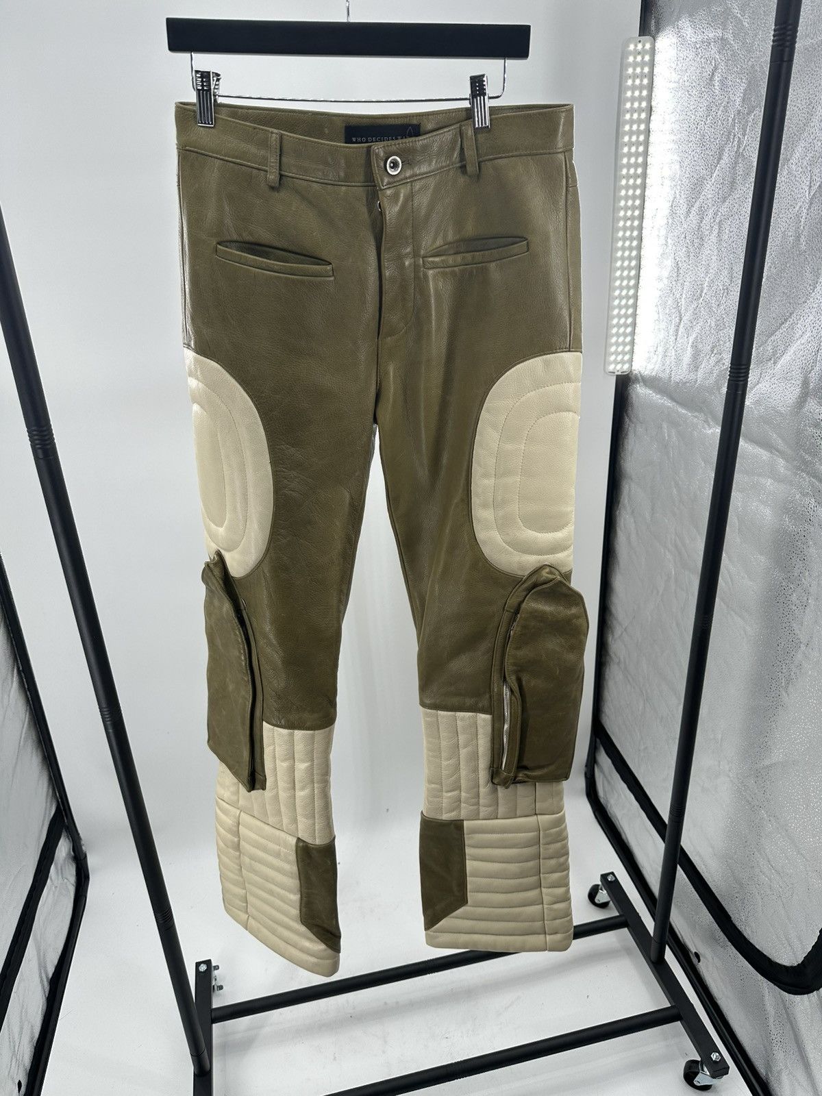 Who Decides War Who decides wore leather biker pants Size US 30 / EU 46 - 2 Thumbnail