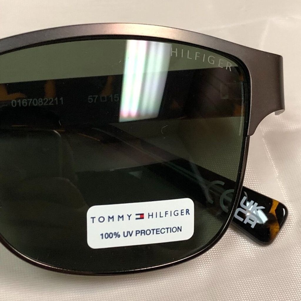 Tommy Hilfiger Tommy Hilfiger Silver & Tortoiseshell Browline Sunglasses Size ONE SIZE - 4 Thumbnail