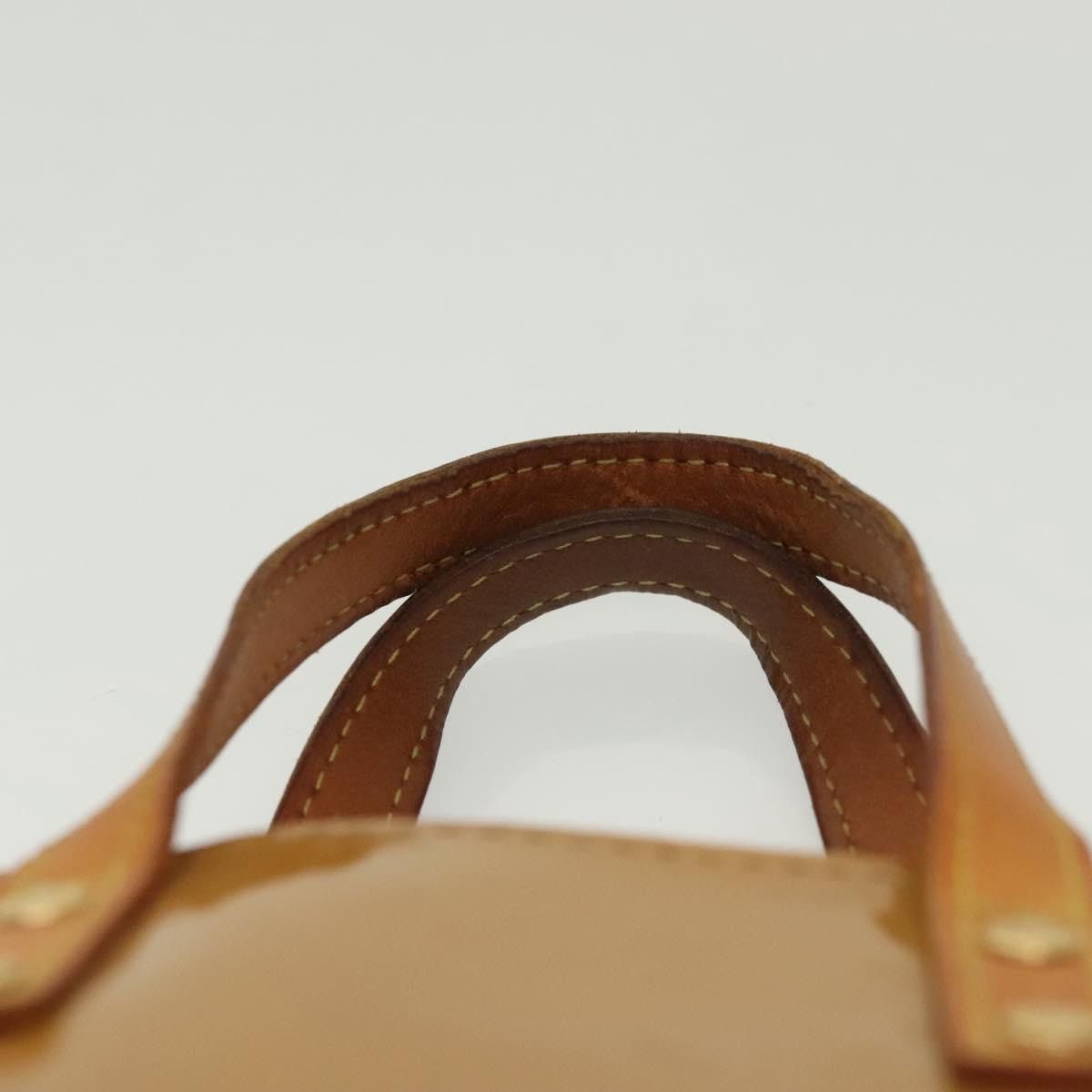Louis Vuitton LOUIS VUITTON Monogram Vernis Reade PM Hand Bag Noisette Size ONE SIZE - 9 Thumbnail