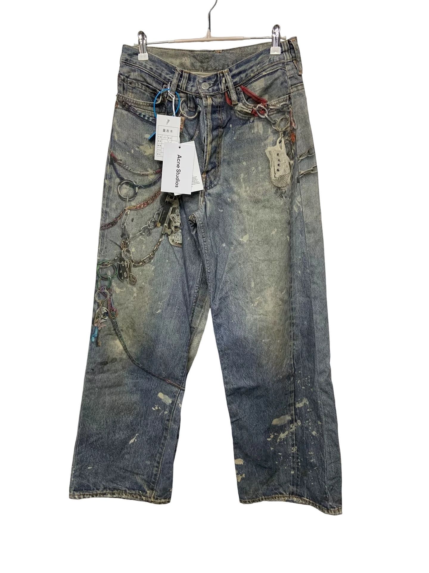 Acne Studios Acne Studios Trompe L'oeil Print Baggy Jeans 44 Size US 28 / EU 44 - 1 Thumbnail