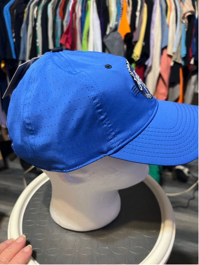 The Game The Game Adirondacks Lake Placid New York Blue Baseball Cap Size ONE SIZE - 4 Thumbnail