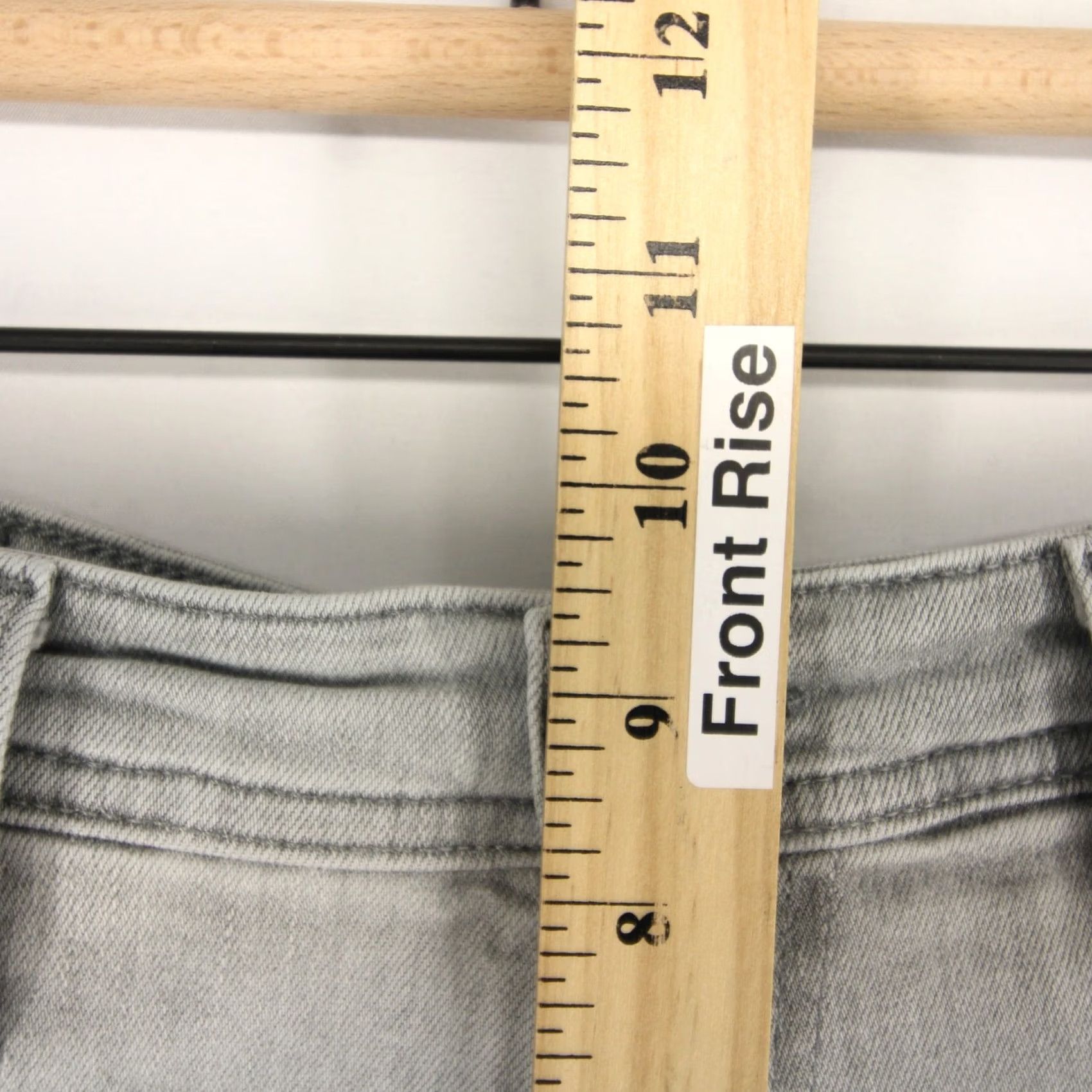Vintage AG Adriano Goldschmied The Graduate Jeans Mens 31x28 Gray Tailored Leg Stretch Size US 31 - 7 Thumbnail