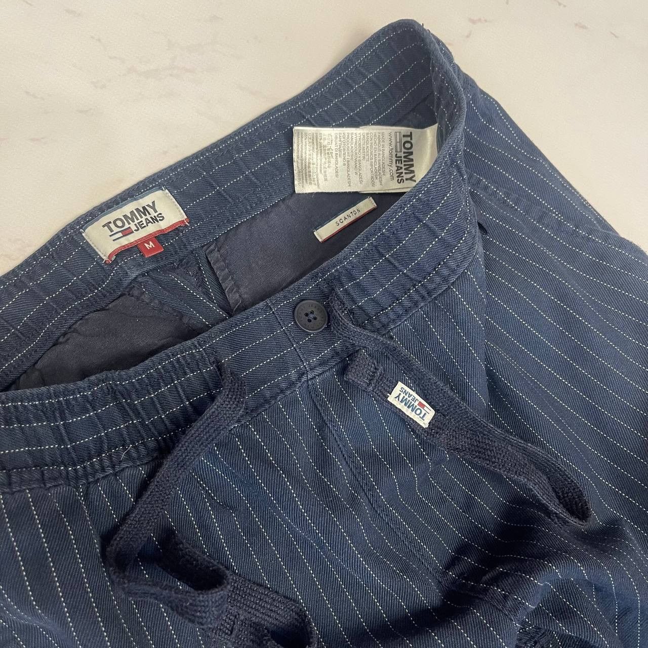 Tommy Hilfiger Tommy Hilfiger Striped Casual Pants Strech Size M Blue Size US 42 / EU 58 - 10 Thumbnail