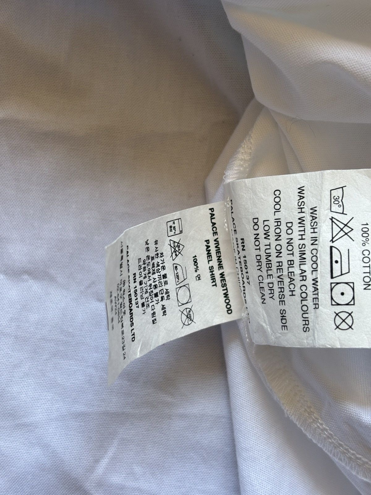 Palace × Vivienne Westwood Palace Vivienne Westwood White Bear Button Up Shirt Size US L / EU 52-54 / 3 - 9 Thumbnail