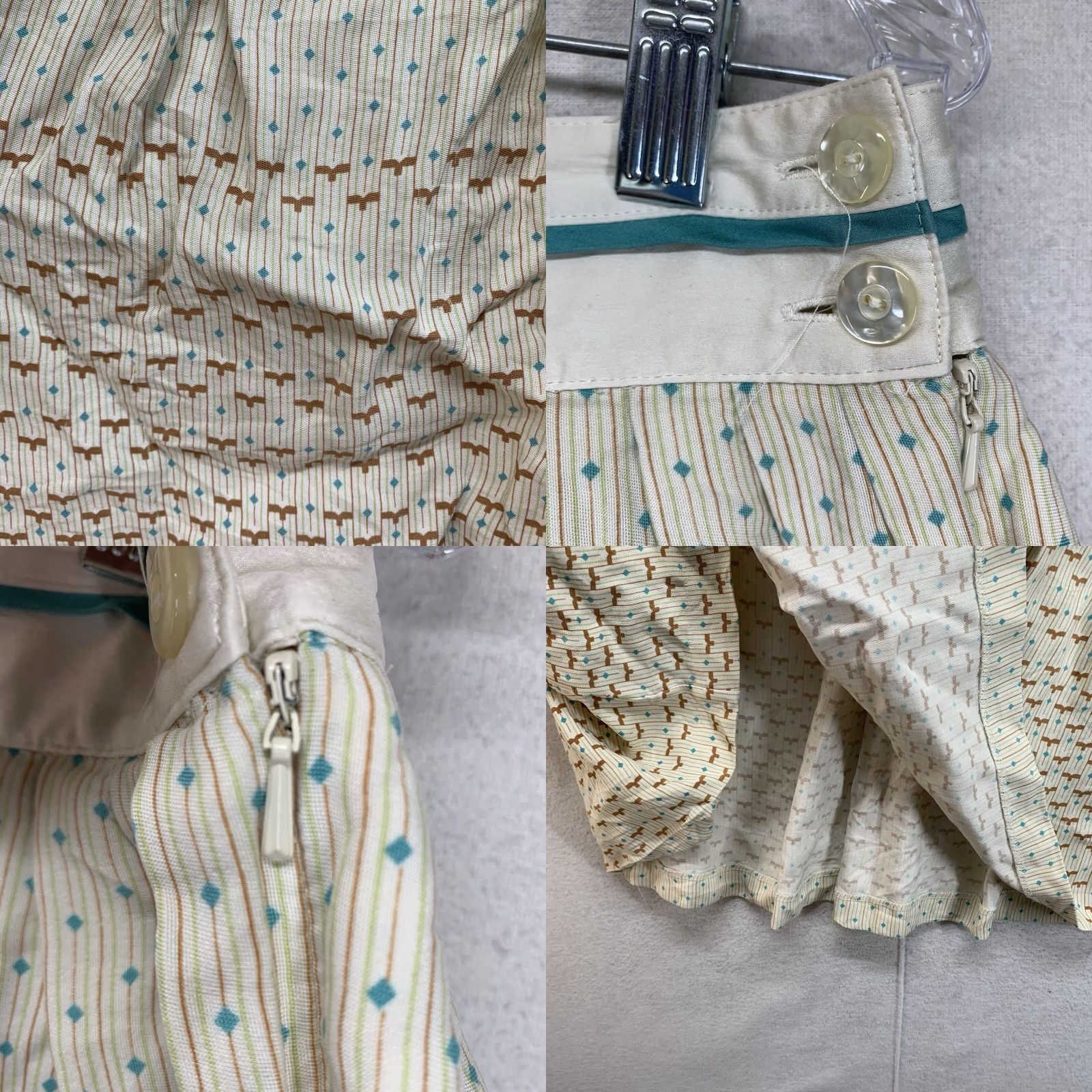 Vintage VINTAGE Munsingwear Women’s Mini Skirt Size 4 All Over Geometric Pattern Silk Wool Knit Casual Bohemian Beach Travel Size 27" / US 4 / IT 40 - 8 Thumbnail