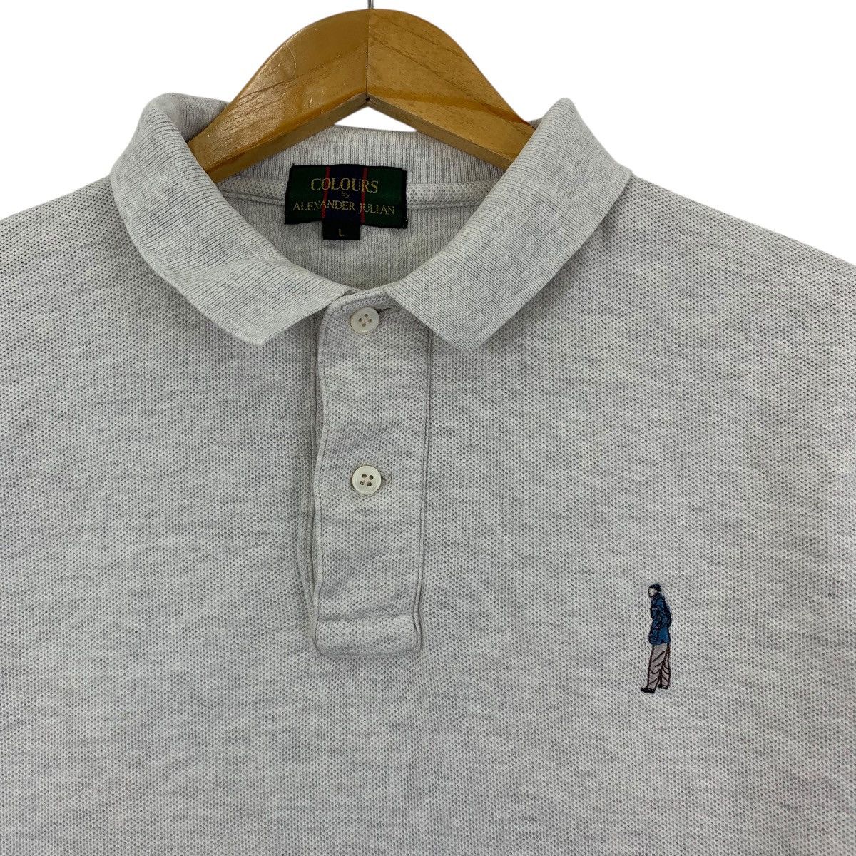Alexander Julian Vintage ALEXANDER JULIAN COLOURS Collection Polo Tee Shirt Size L / US 10 / IT 46 - 4 Thumbnail