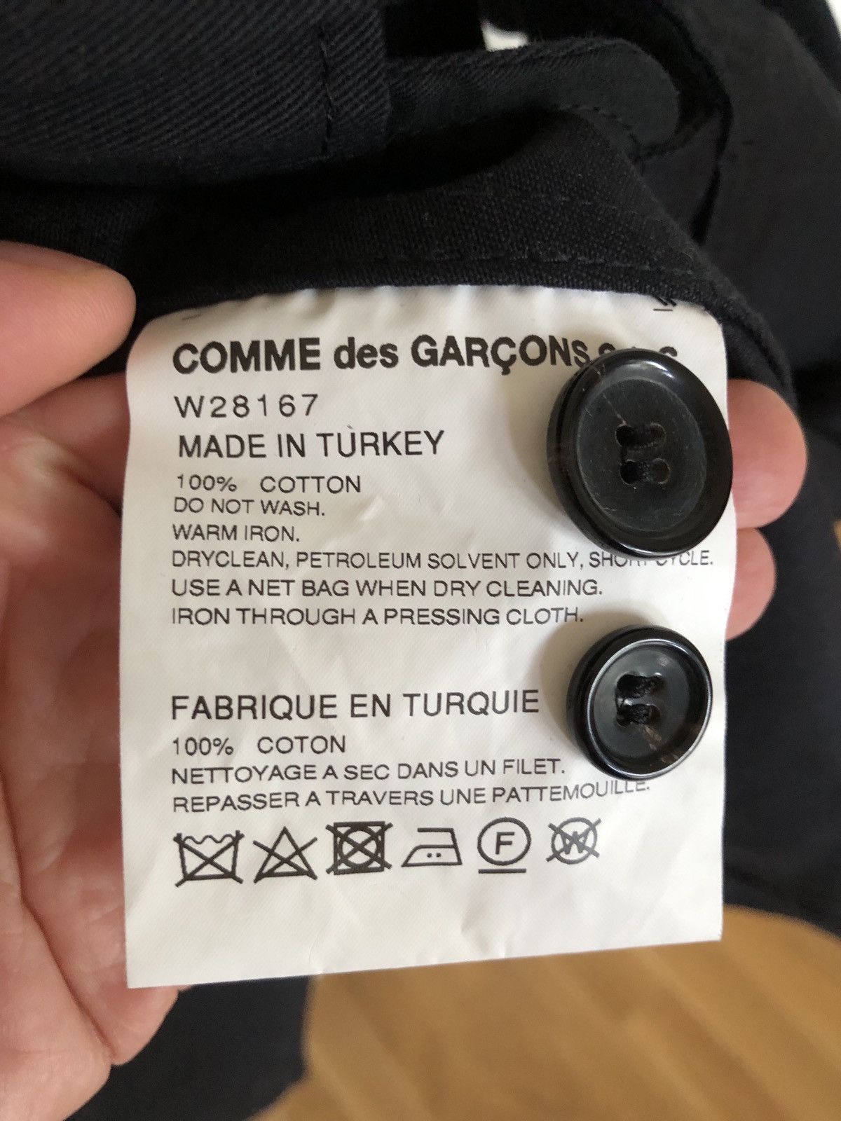 Comme des Garcons Homme Plus CDG Homme Plus jacket with cut outs Size 46L - 4 Thumbnail