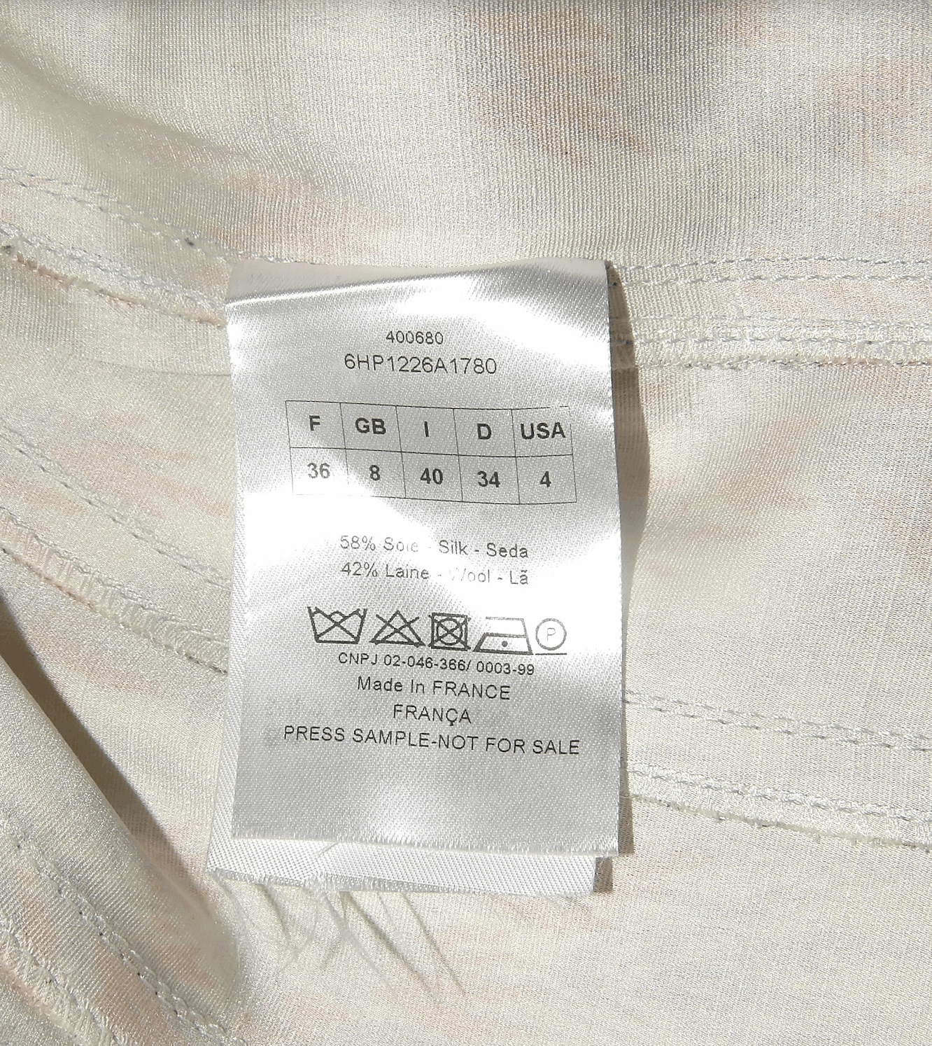 Dior Raf Simons for Christian Dior Sample Silk/Wool Jacket Size XS / US 0-2 / IT 36-38 - 5 Thumbnail