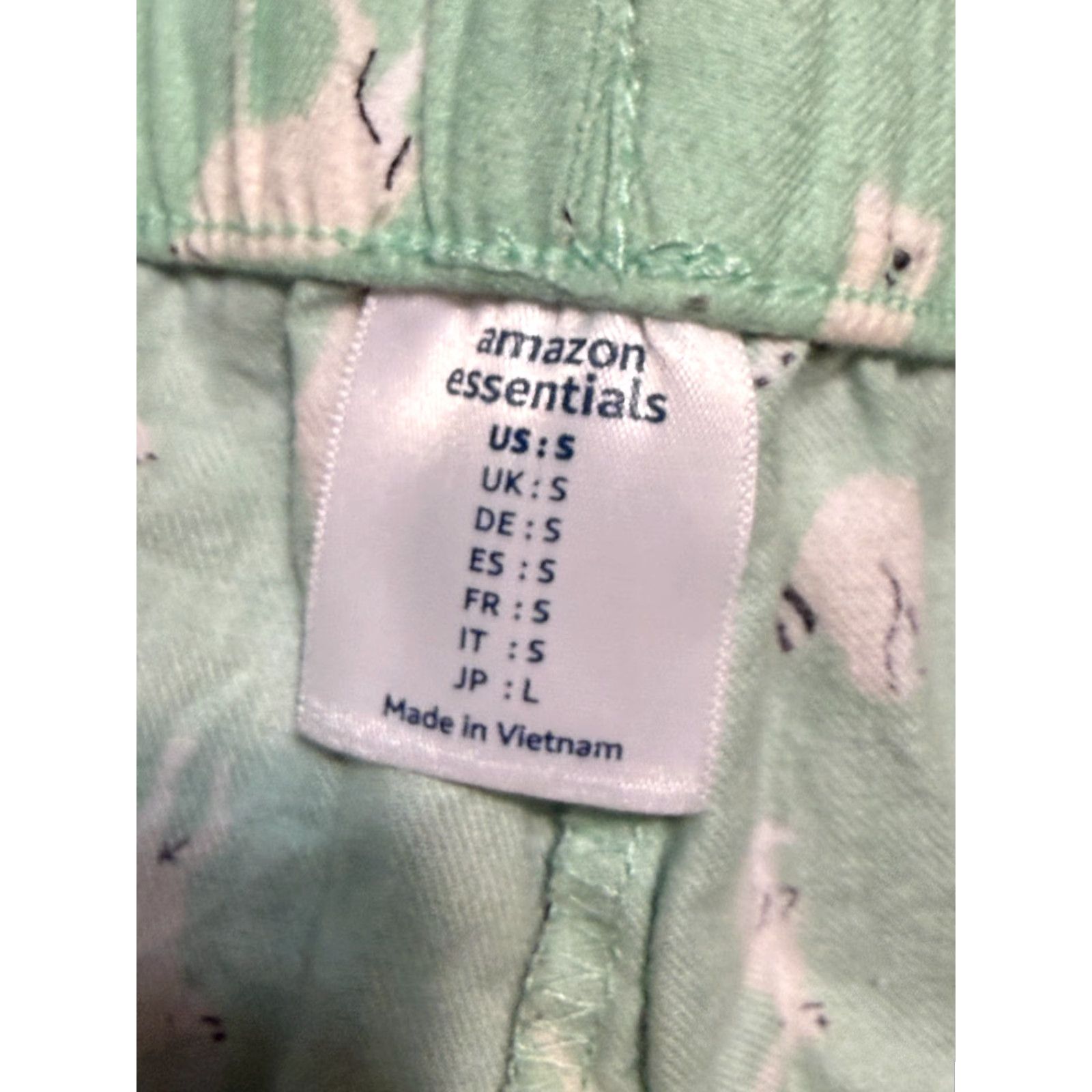 Essentials Amazon Essentials Sleepwear Pants Womens Small Green White Black Animals Size 28" / US 6 / IT 42 - 4 Thumbnail