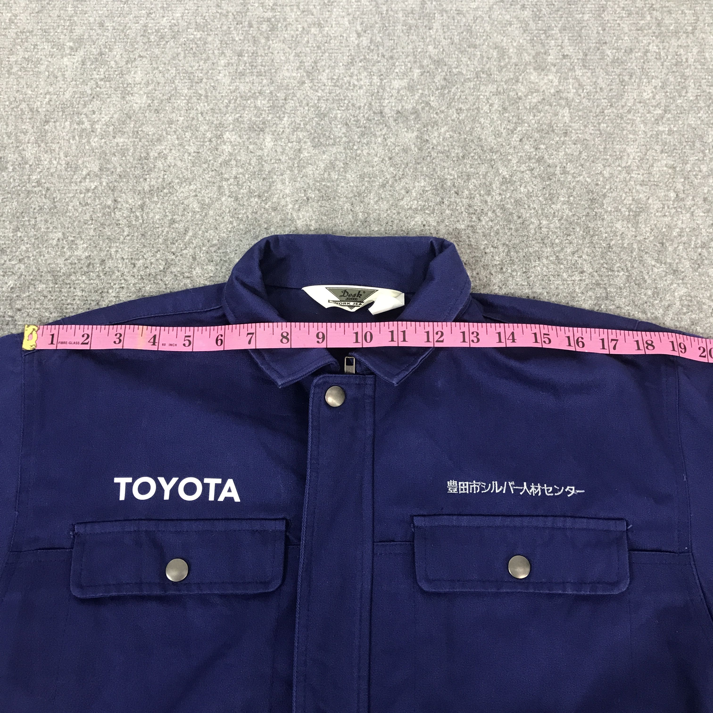 Japanese Brand Vtg Toyota Racing Uniform Custom work jacket K69B18 Size US L / EU 52-54 / 3 - 6 Thumbnail