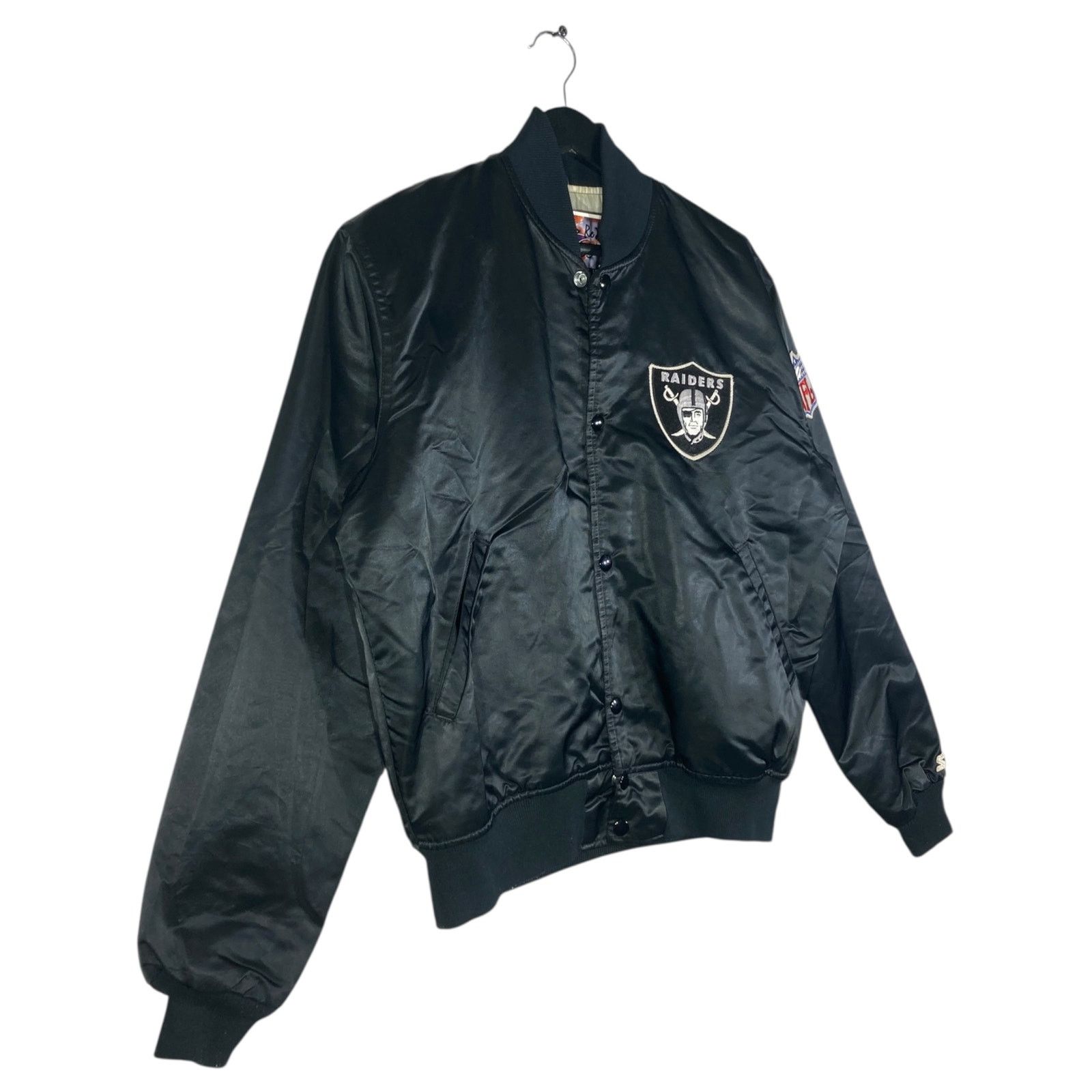 Starter Vintage Starter Embroidered Oakland Raiders Bomber Jacket M Size US M / EU 48-50 / 2 - 4 Thumbnail