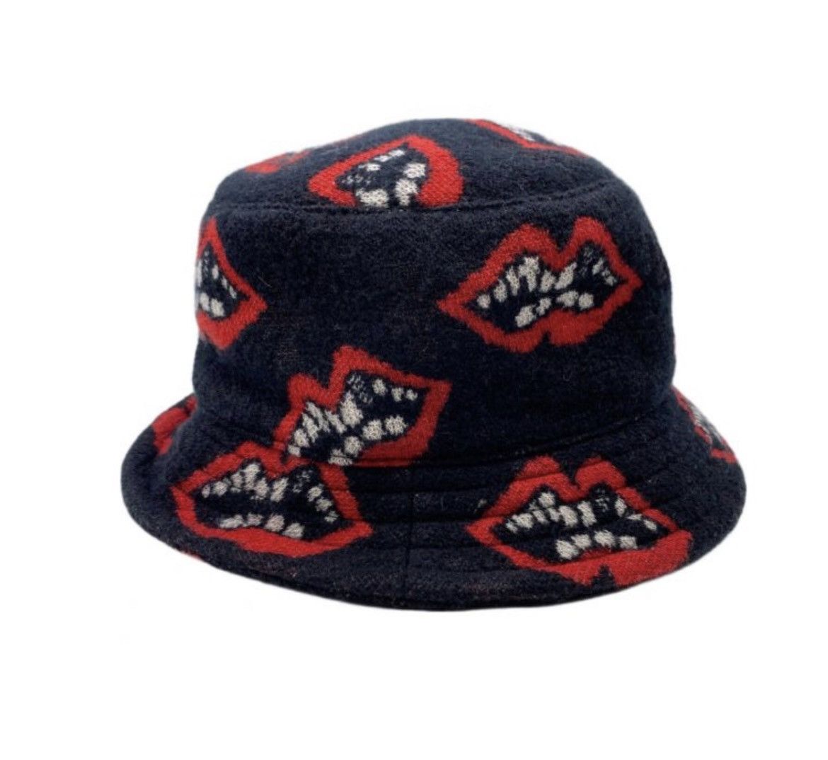 Chrome Hearts × Matty Boy Chrome Hearts Matty Boy Chomper Cashmere Bucket Hat Size ONE SIZE - 3 Thumbnail