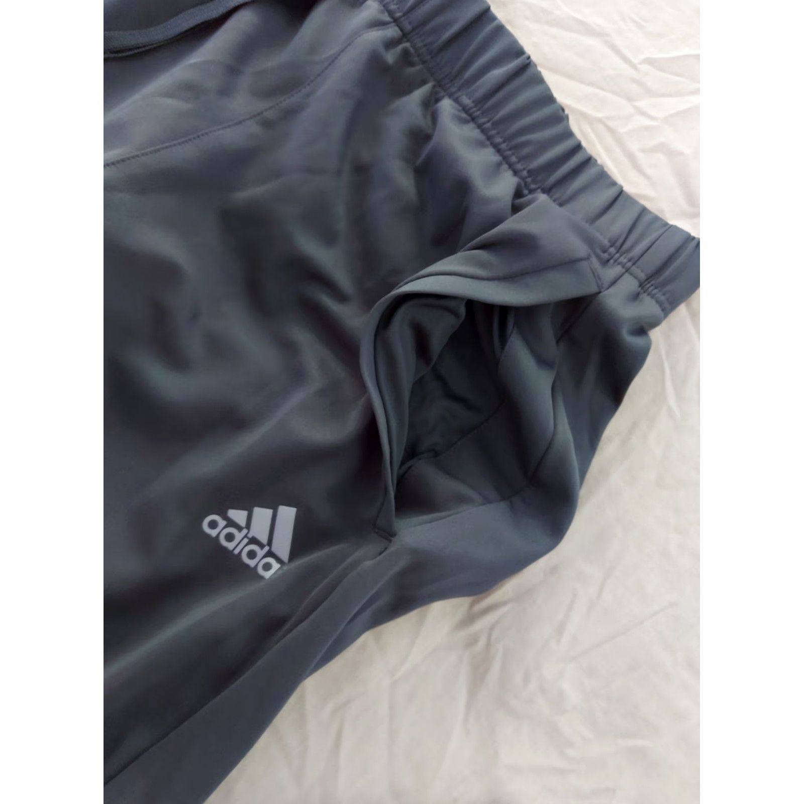 Adidas adidas Pants Mens Athletic Sweatpants M Gray Regular Shirt? Size US 31 - 3 Thumbnail