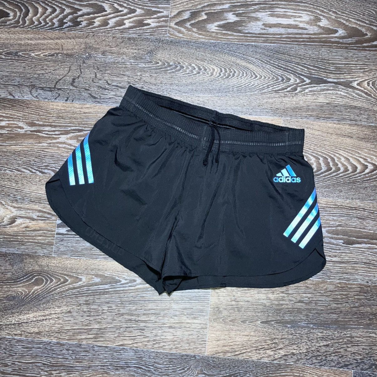 Adidas ADIDAS Adizero Reflective Running Lightweight Split Shorts Size 28" / US 6 / IT 42 - 5 Thumbnail