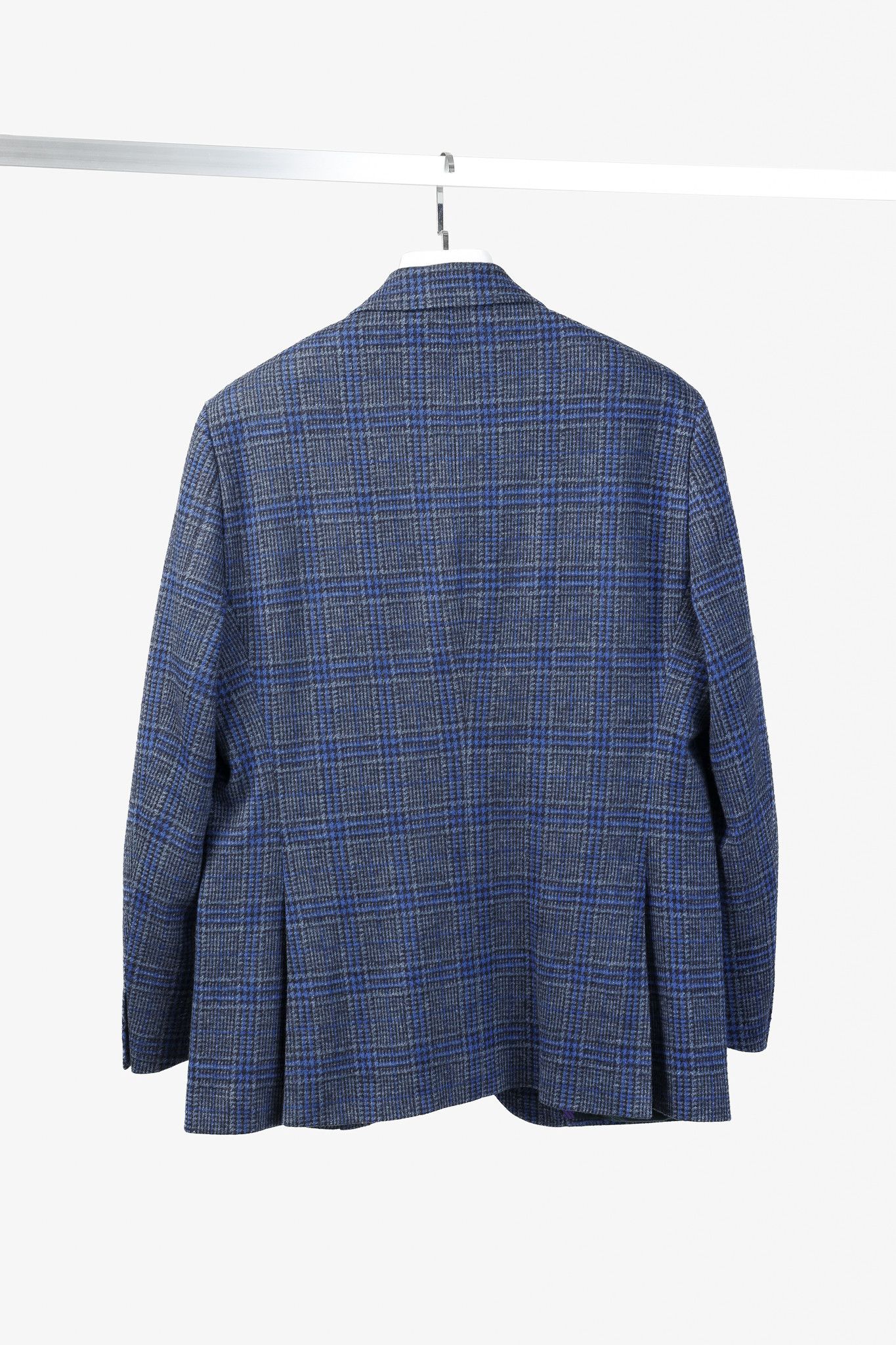 Etro Etro Blue Plaid Cotton-Wool Blend Single-Breast Blazer Size 42R - 2 Thumbnail