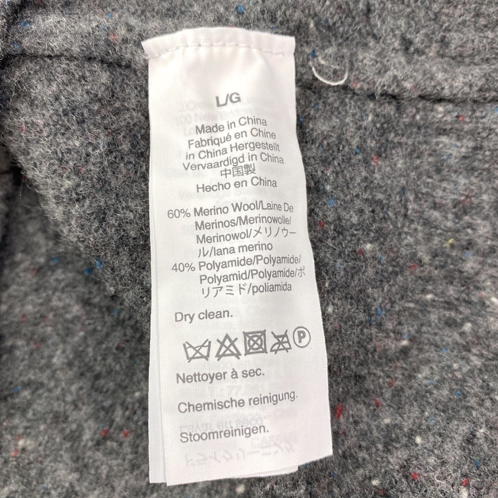 J.Crew J Crew Sweater Womens Large Gray Shawl Collar Donegal Knit Merino Wool Boxy Size L / US 10 / IT 46 - 5 Thumbnail