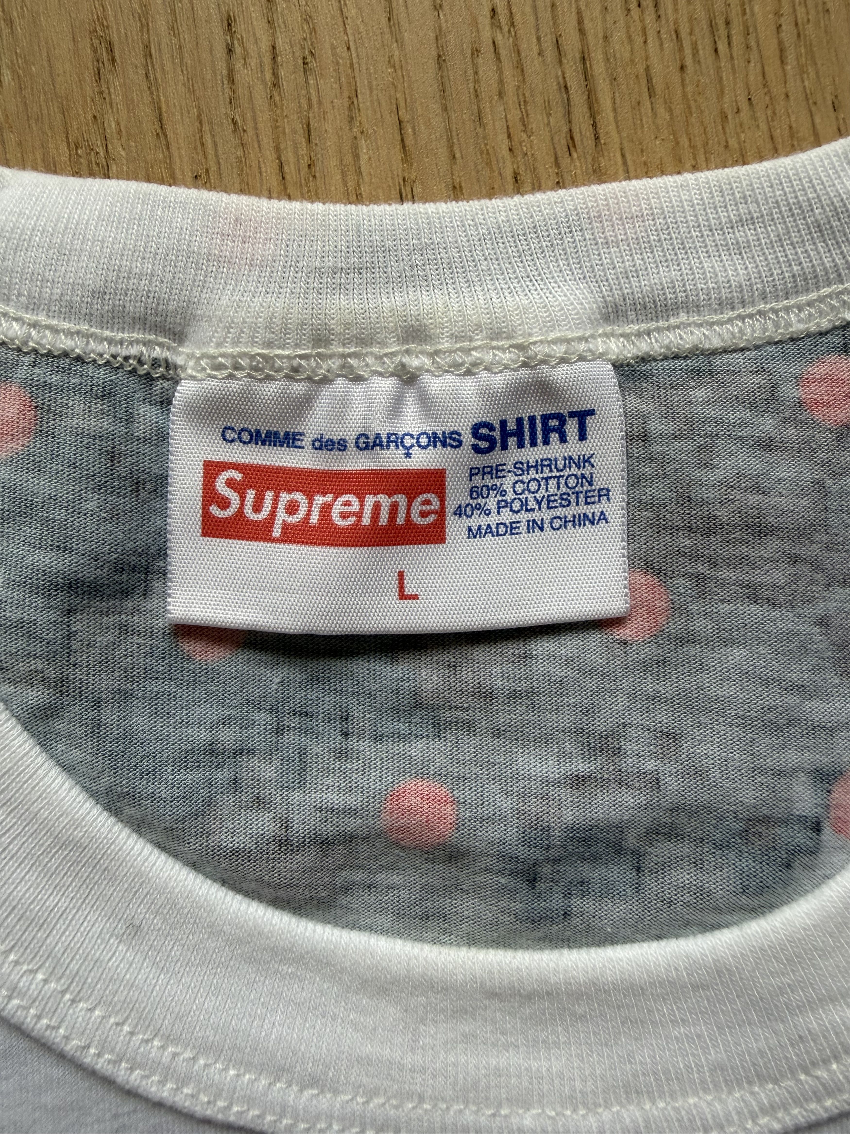 Comme des Garcons SHIRT × Supreme Supreme x Comme des garcons tee Size US L / EU 52-54 / 3 - 2 Thumbnail