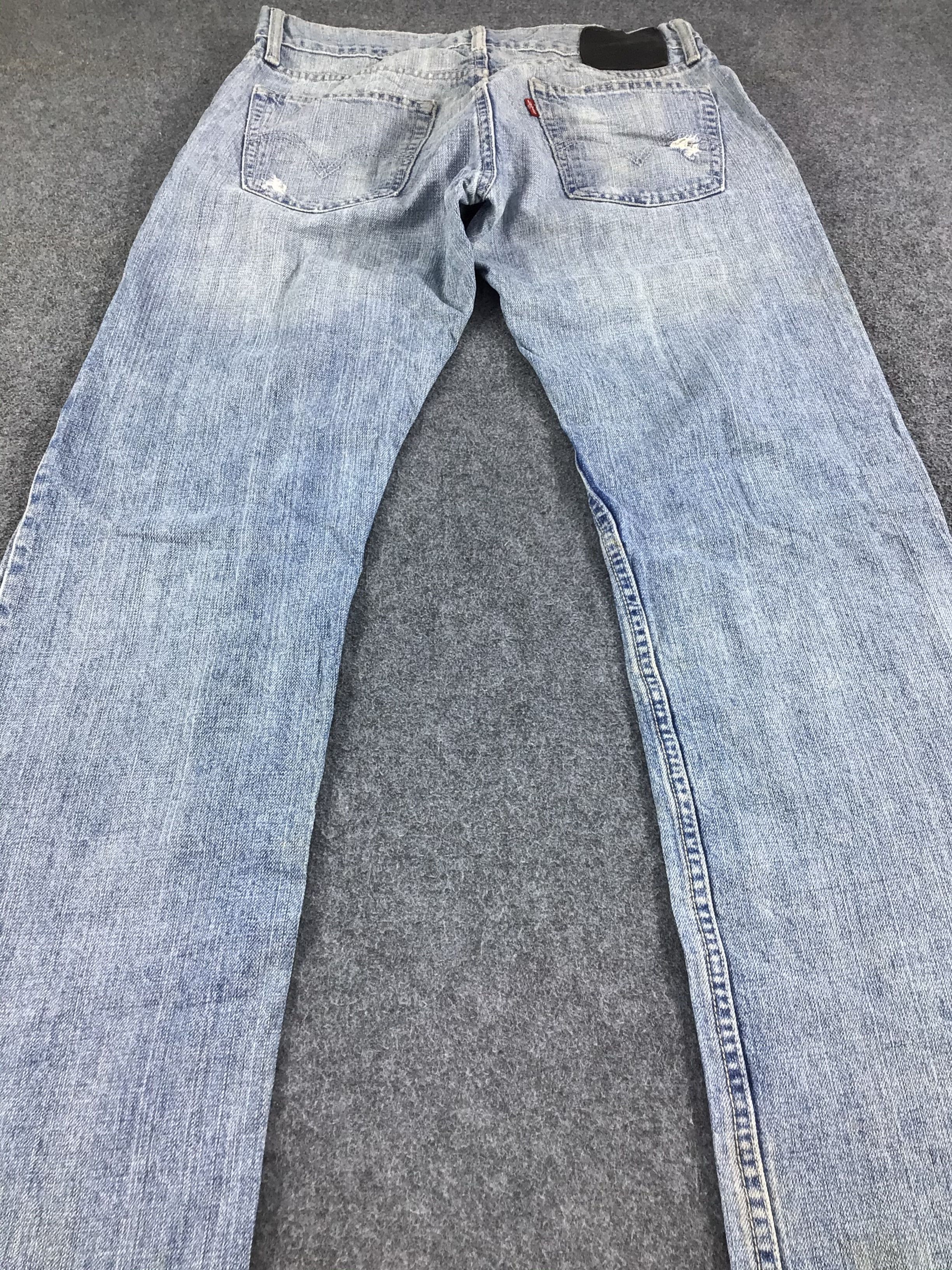 Levi's Vintage Levi's 514 Jeans Slim Straight Distress Denim KJ183 Size US 32 / EU 48 - 4 Thumbnail