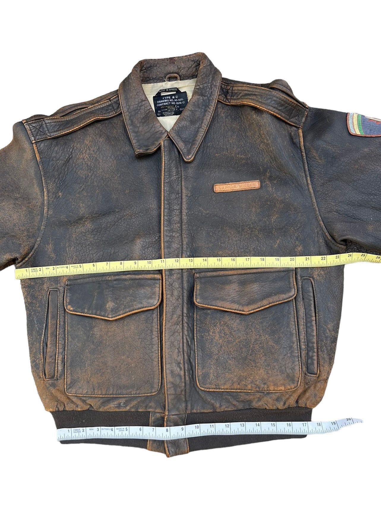 Avirex Trashed Vintage 1991 Avirex Glenn Miller A2 Leather Jacket Size US M / EU 48-50 / 2 - 3 Thumbnail