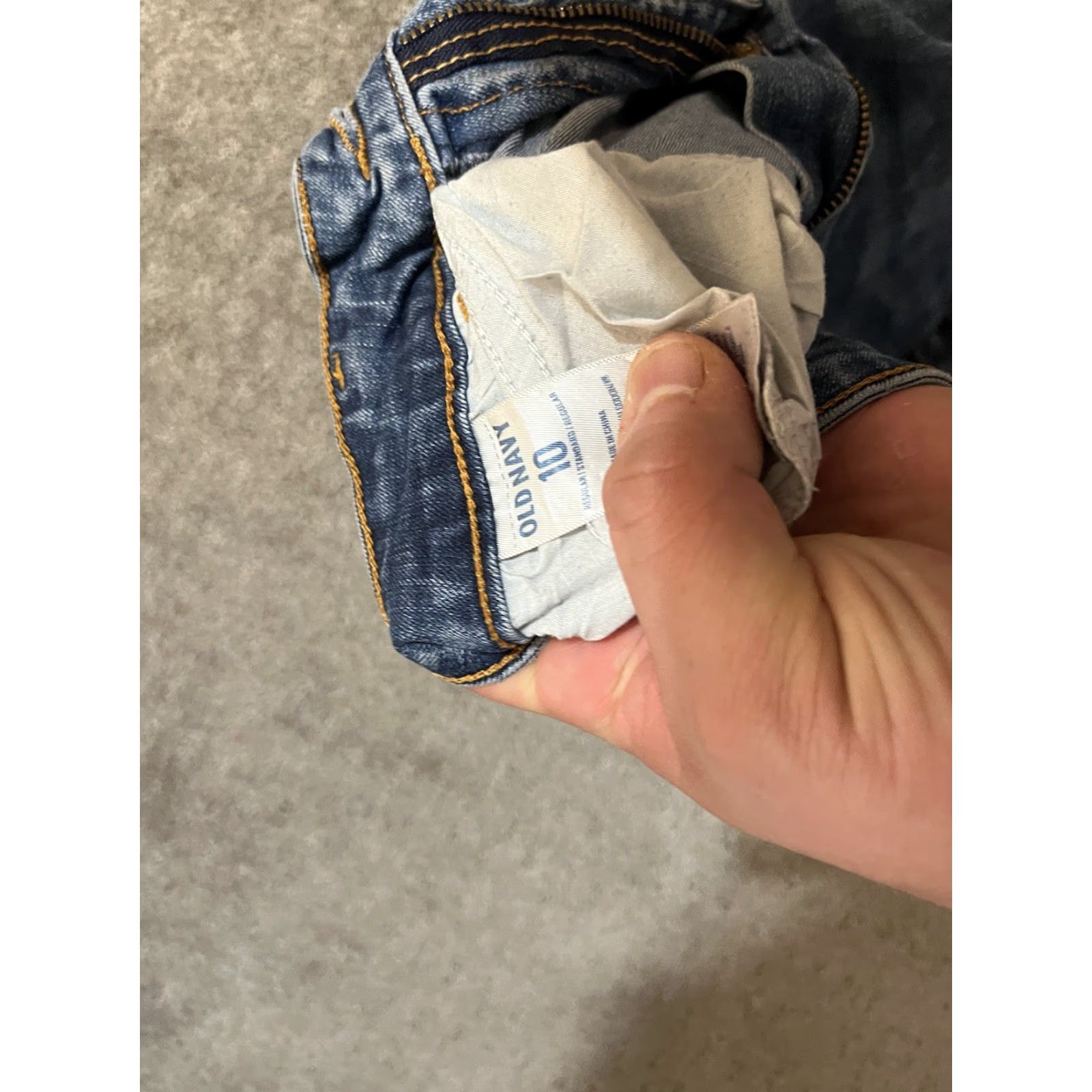 Old Navy Old Navy Womens Rockstar Super Skinny Jeans Size 10 Regular Distroy Solid Size 32" / US 10 / IT 46 - 6 Thumbnail