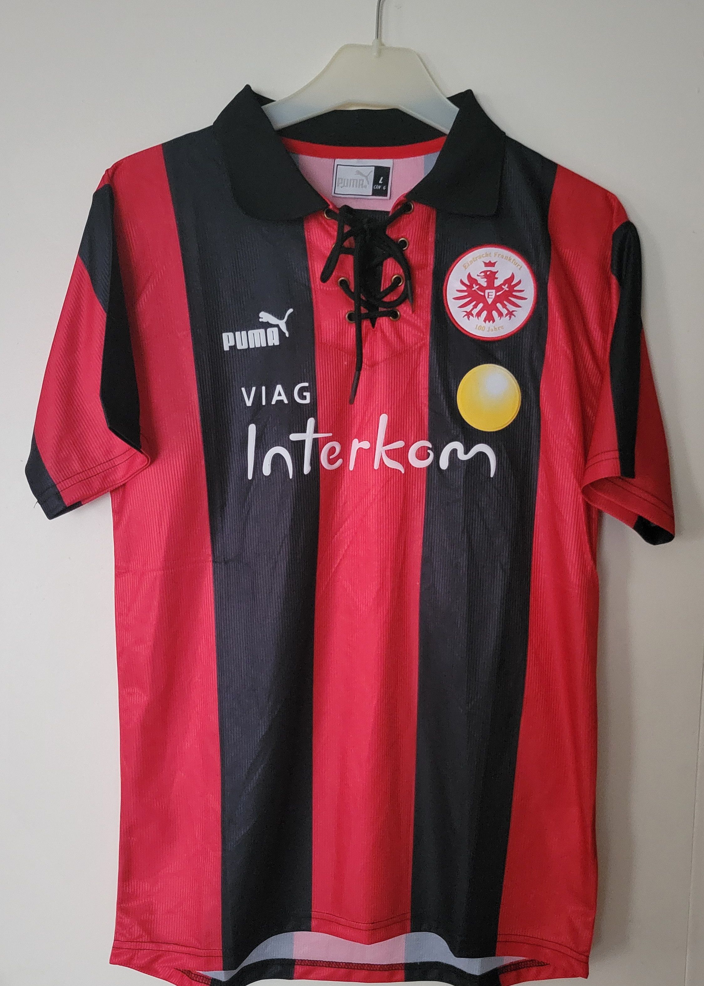 Other Eintracht Frankfurt 1998-2000 Fußball vintage Trikot Jersey Size US L / EU 52-54 / 3 - 1 Thumbnail