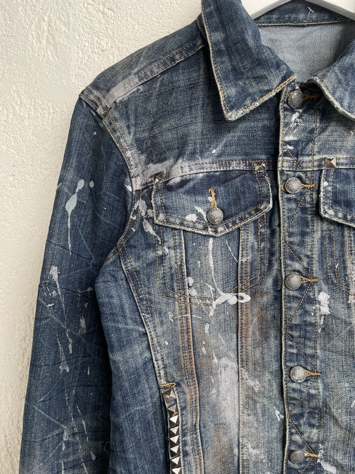 Le Grande Bleu (L.G.B.) 2000s Undercover Distressed Studded Splatter Denim Ifsix Y2K Size US S / EU 44-46 / 1 - 3 Thumbnail