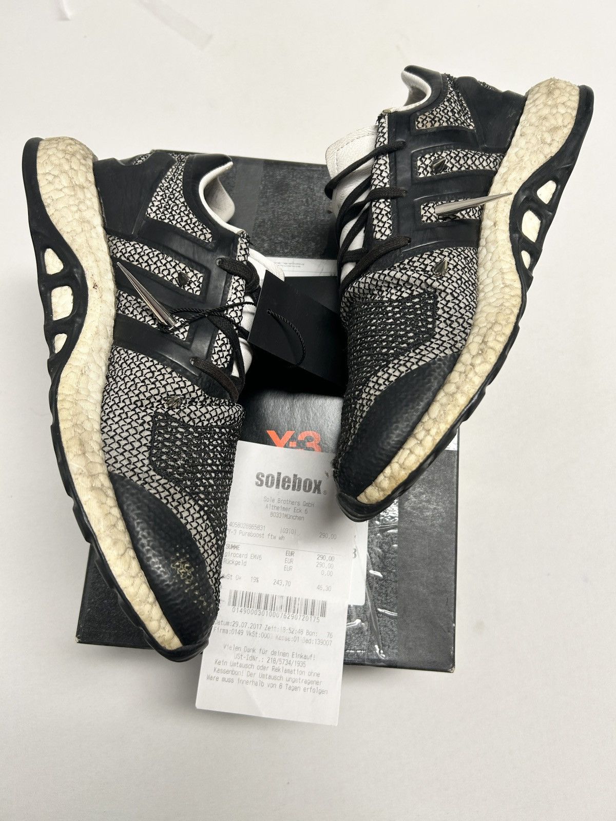 Y-3 2017 Pureboost Spiked Size US 8.5 / EU 41-42 - 3 Thumbnail
