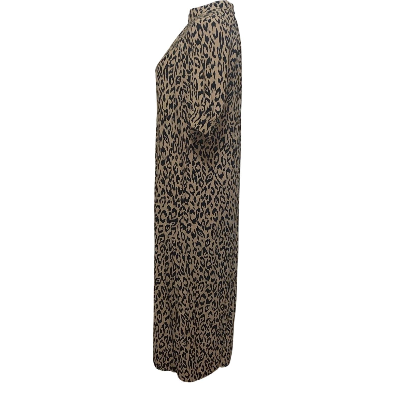 Anthropologie Anthropologie Leopard Maxi Dress size XS Size XS / US 0-2 / IT 36-38 - 4 Thumbnail