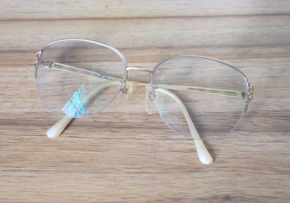 Vintage Valentino Garavani V95294 Half Rim Titanium Glasses Size ONE SIZE - 1 Thumbnail