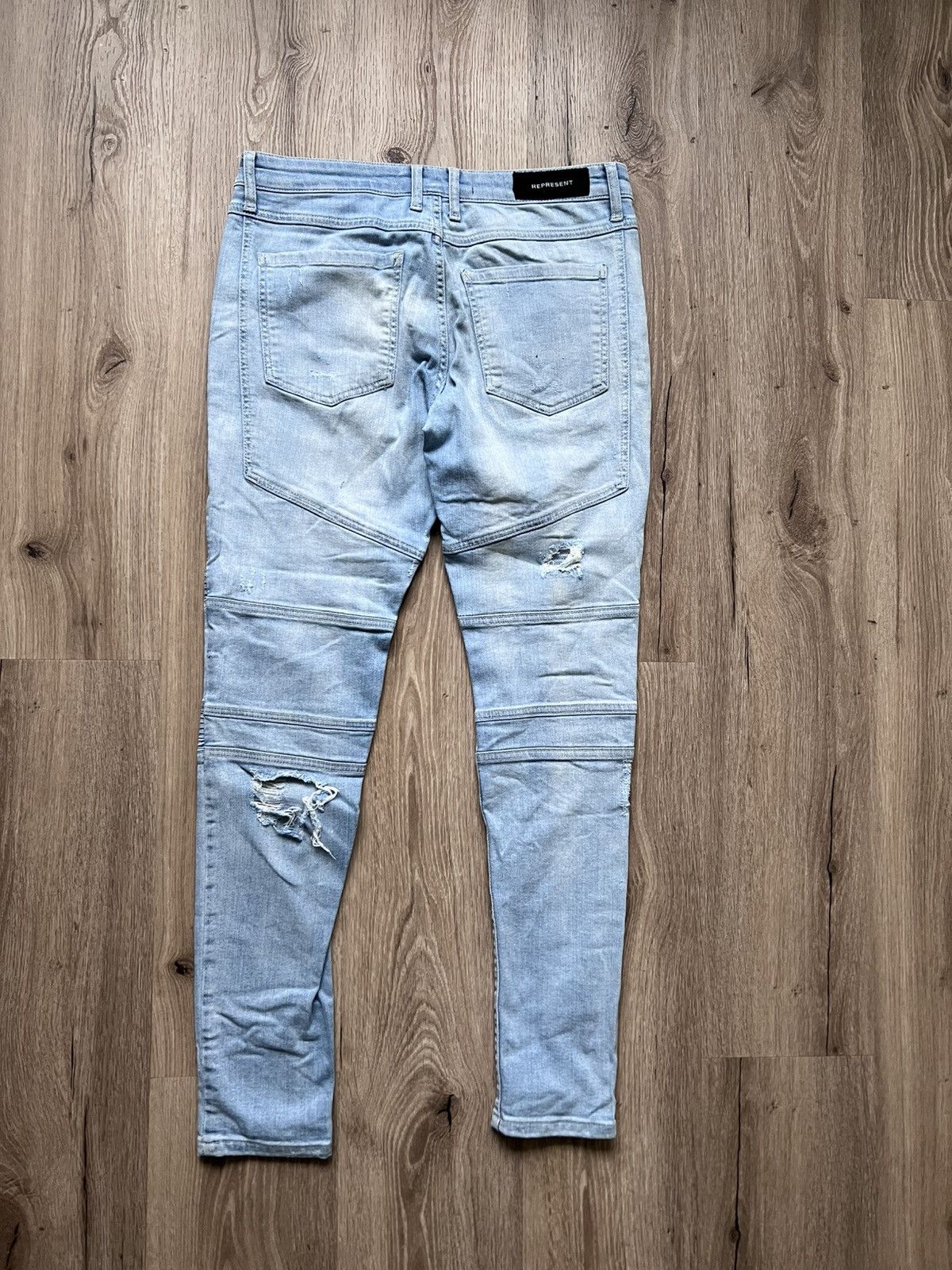 Represent Clo. 2 IN 1 REPRESENT Distressed Biker Pants Jeans Size US 32 / EU 48 - 5 Thumbnail