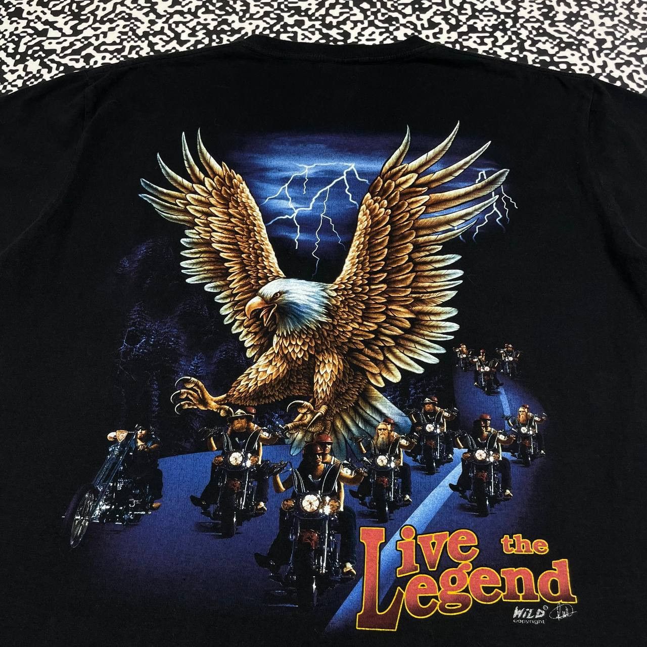 Harley Davidson Vintage Y2K Harley Davidson Style Live The Legend T-shirt Size US XL / EU 56 / 4 - 6 Thumbnail