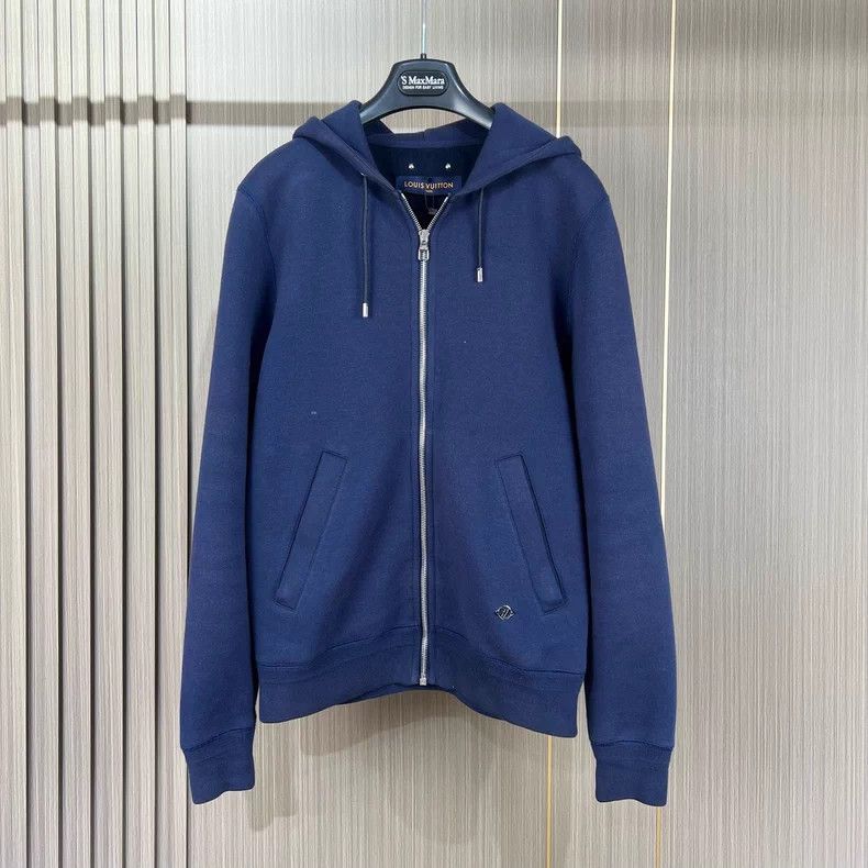 Louis Vuitton LOUIS VUITTON Metal Small Logo Zip Hoodie 2504-Nextarrow Size US XS / EU 42 / 0 - 1 Thumbnail