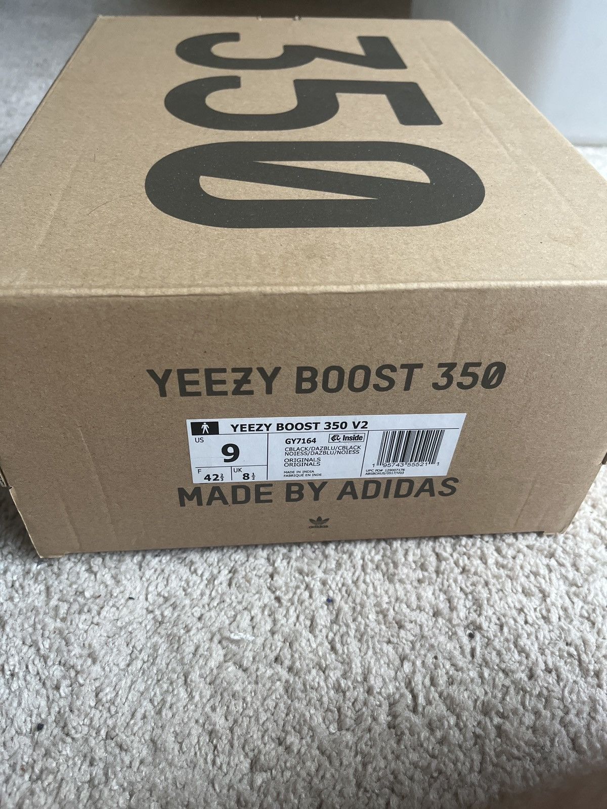 Yeezy Yeezy Dazzling Blue size 9 Size US 9 / EU 42 - 3 Thumbnail
