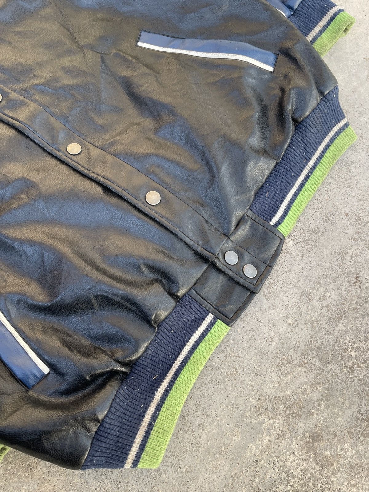 NFL Seattle Seahawks NFL Leather Man Varsity Jacket Size US XXL / EU 58 / 5 - 8 Thumbnail
