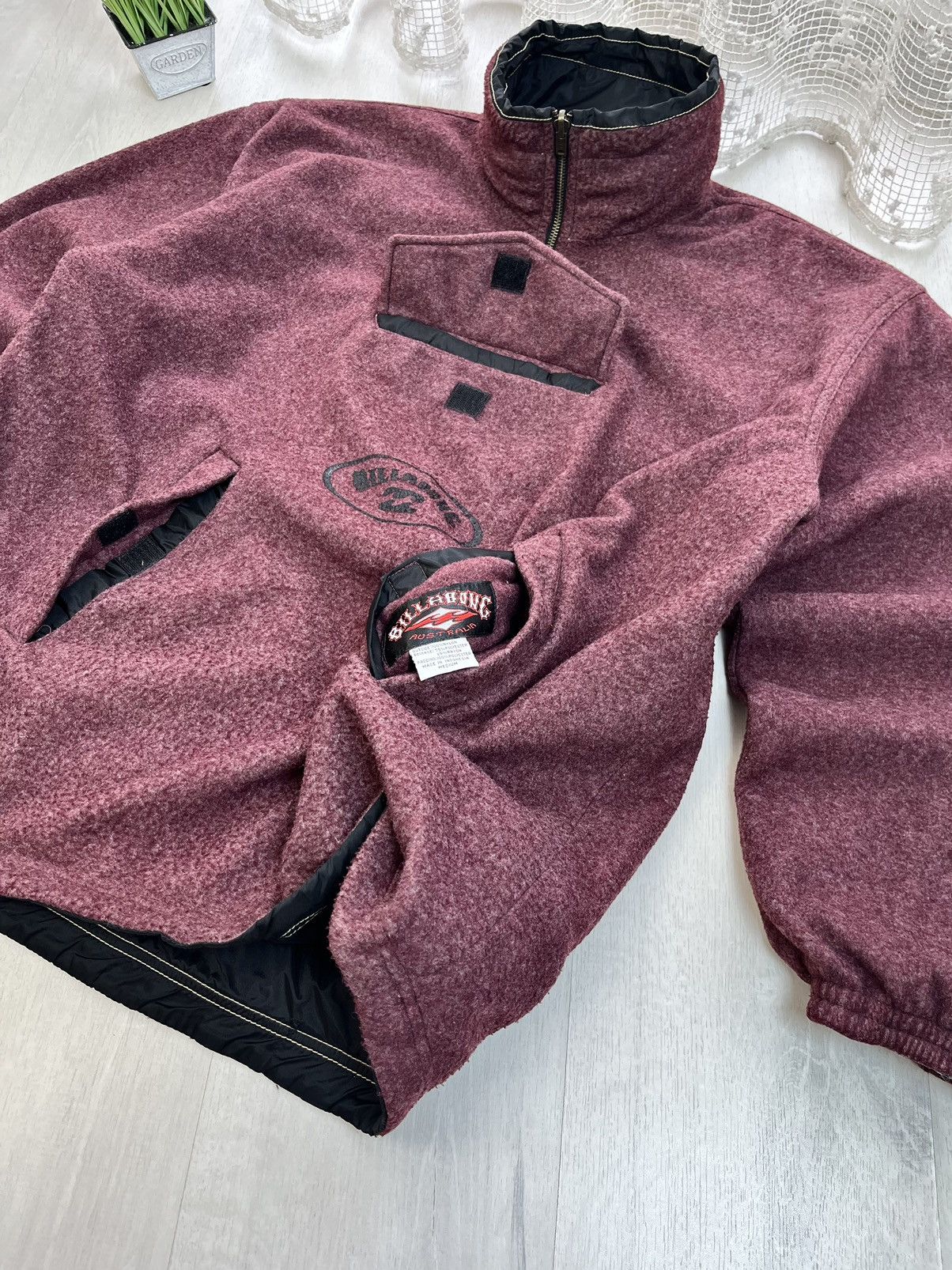 Billabong × Vintage Billabong Reversible Nylon Anorak Jacket Center Logo Vintage Size US L / EU 52-54 / 3 - 14 Thumbnail
