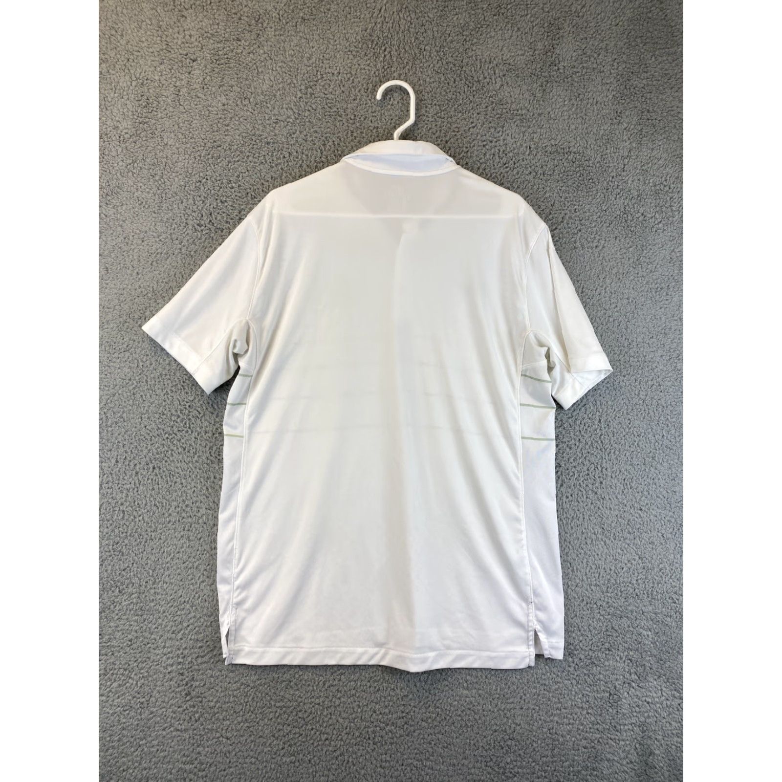 Under Armour UNDER ARMOUR Tech Golf Polo Shirt Men's Large White Gray Size US L / EU 52-54 / 3 - 8 Thumbnail