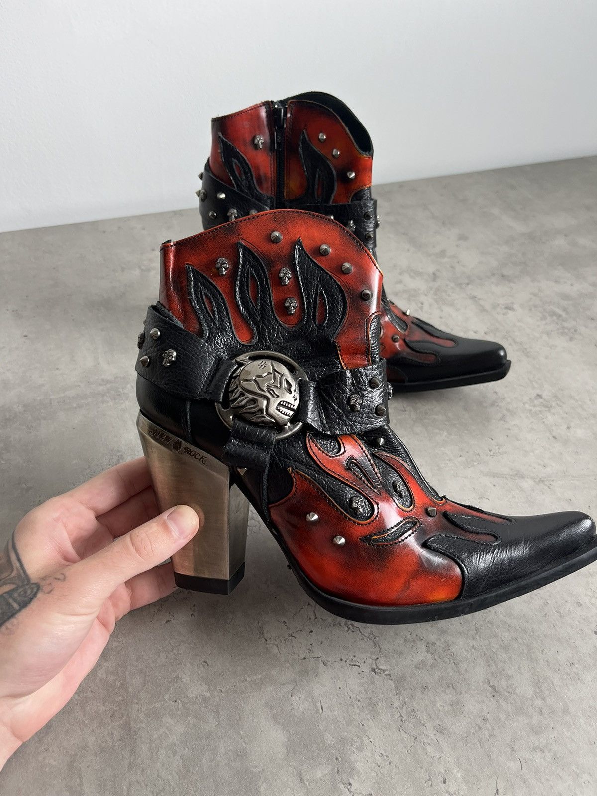 New Rock New Rock Boot Bull Size 37 Size US 7 / IT 37 - 3 Thumbnail