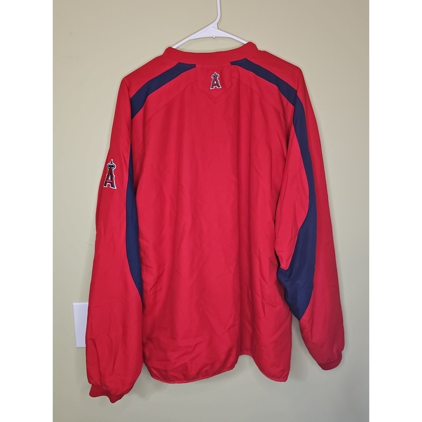 MLB MLB Los Angeles Angels Pullover Jacket Wind Breaker Size L Size US L / EU 52-54 / 3 - 9 Thumbnail