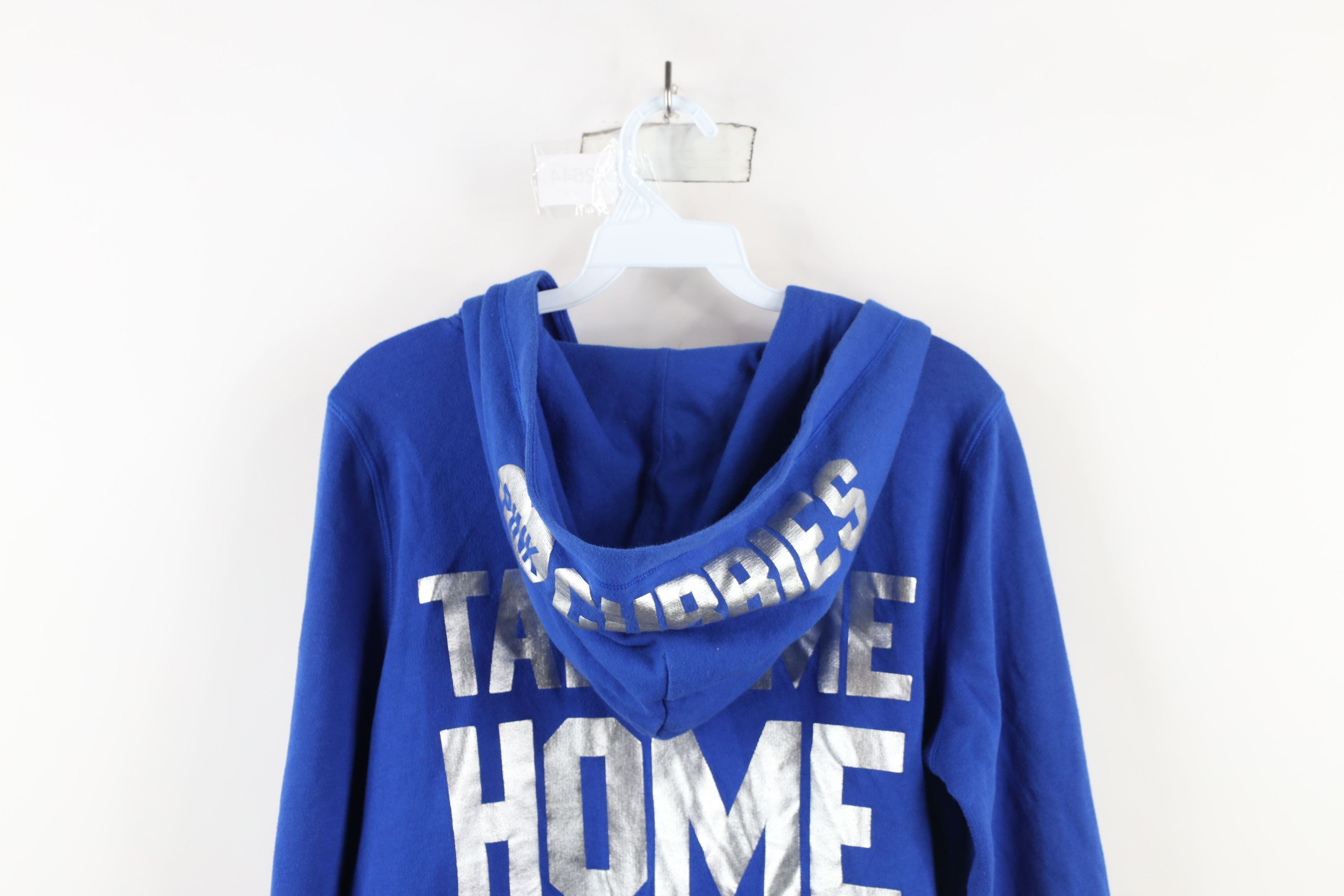 Pink × Vintage Pink Victorias Secret Chicago Cubs Baseball Full Zip Hoodie Size L / US 10 / IT 46 - 15 Thumbnail