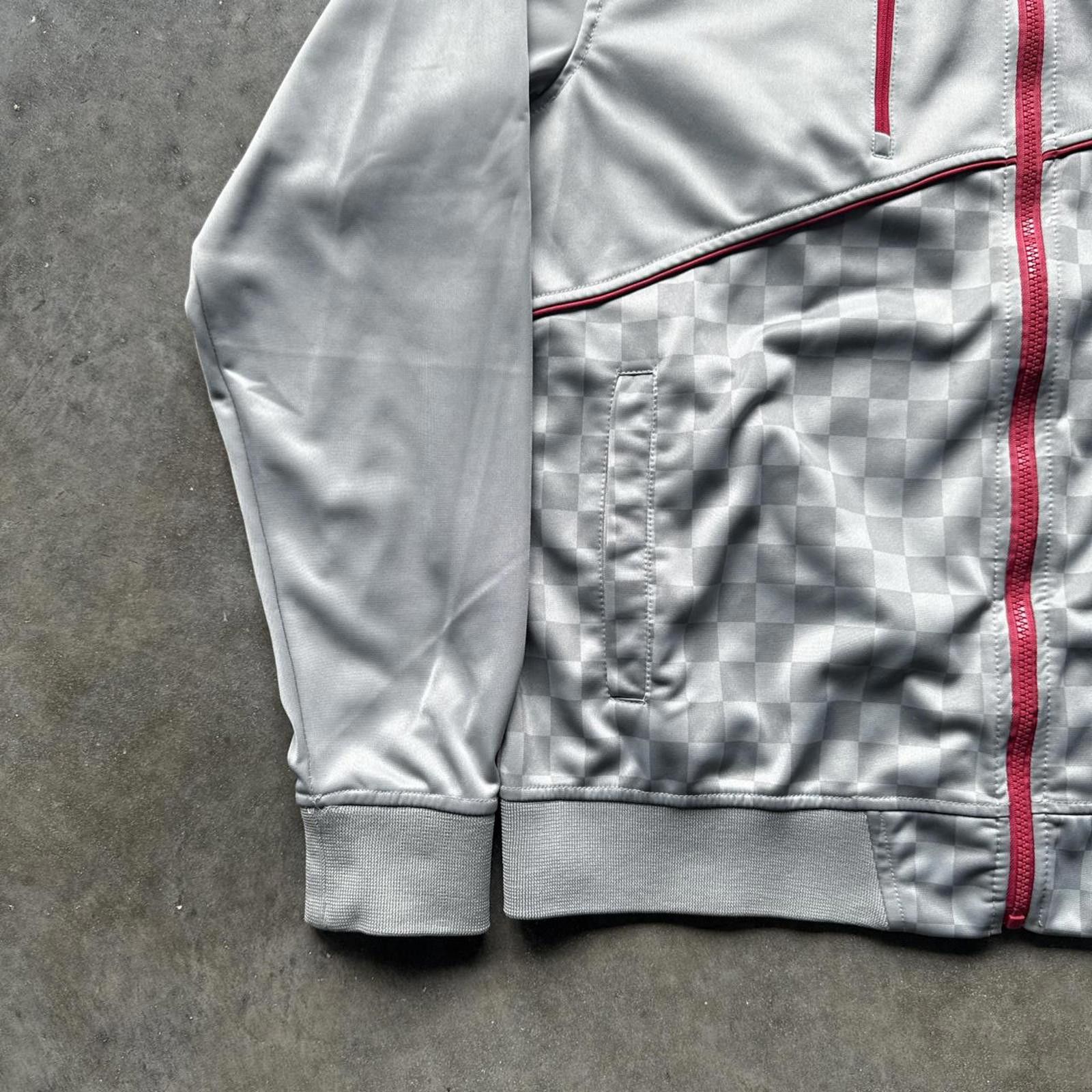 NBA Zip Up Y2K Checkers Miami Heat Full Zip Up Metalic Jacket Size US L / EU 52-54 / 3 - 3 Thumbnail