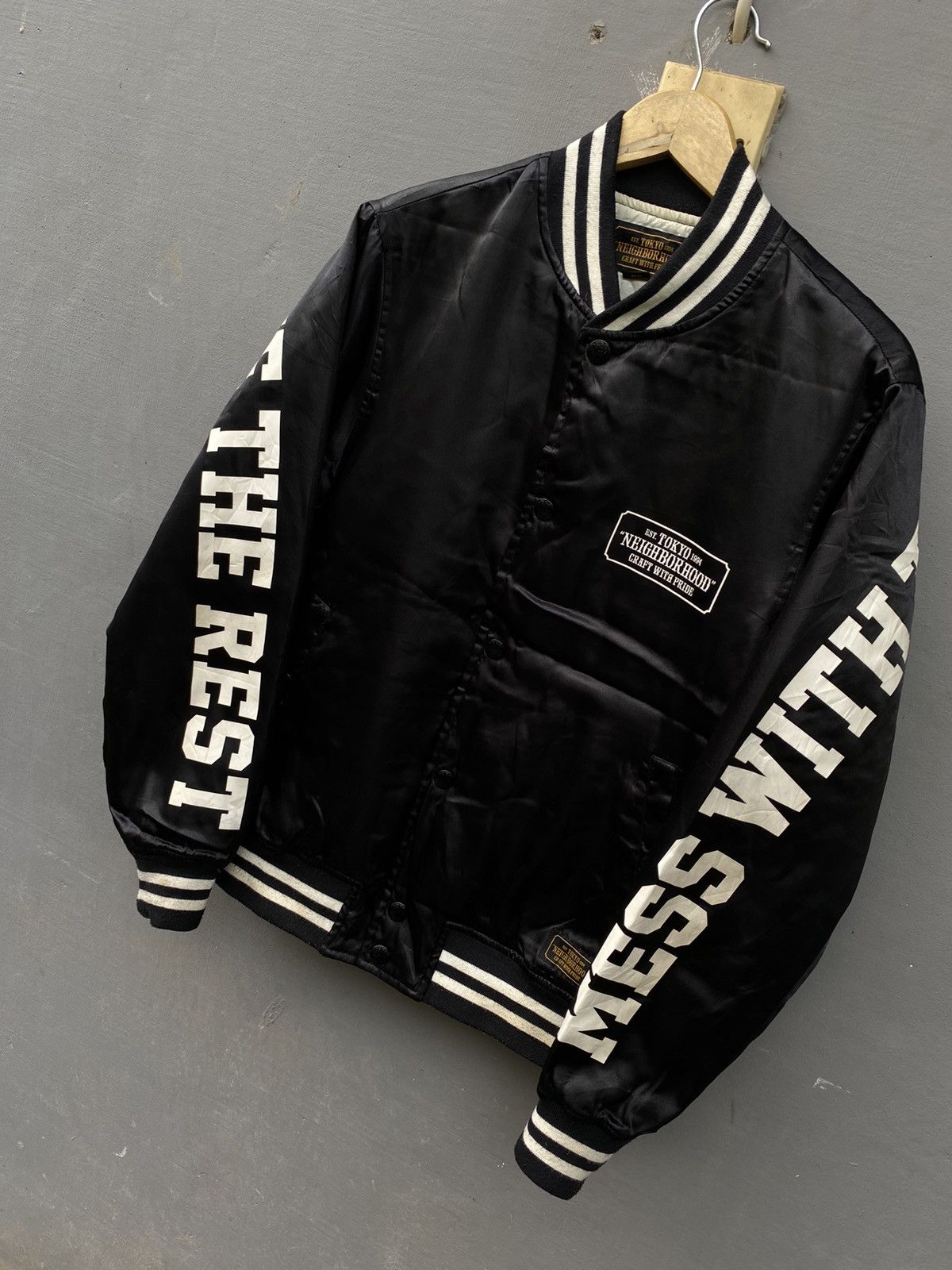 Japanese Brand Bomber baseball Neighborhood B.B/E-JKT Size US M / EU 48-50 / 2 - 2 Thumbnail