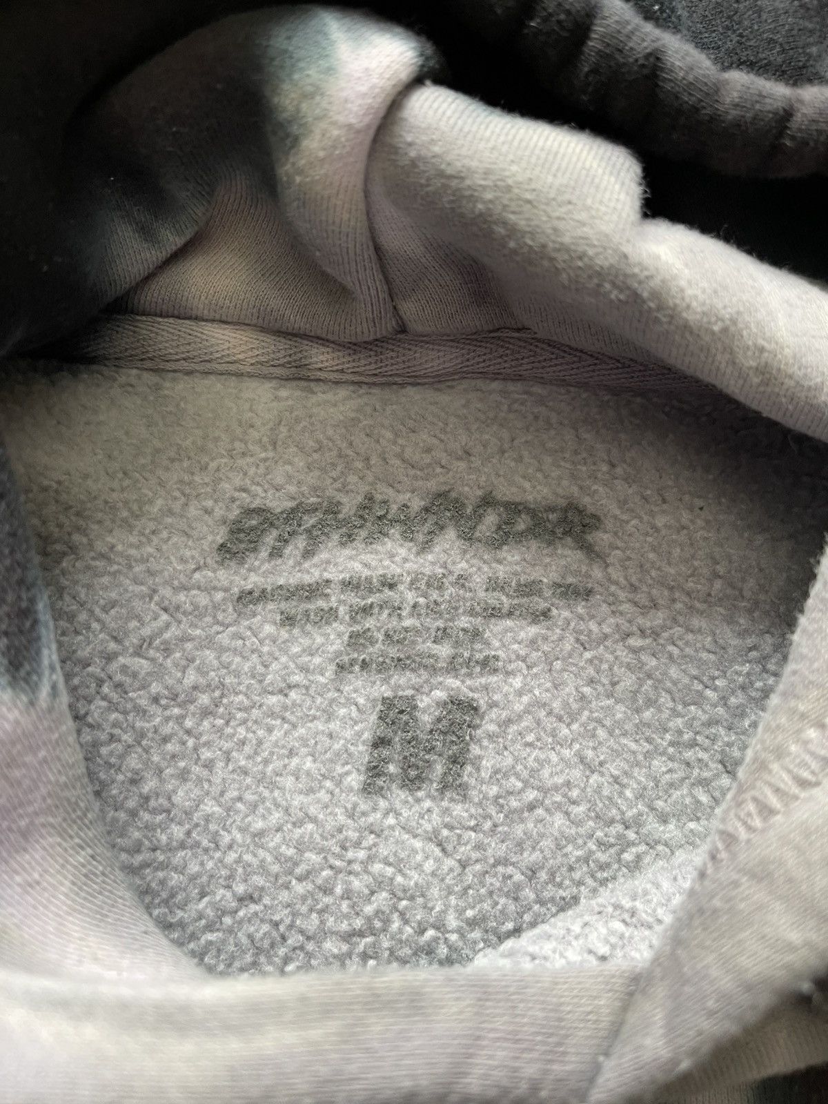 8THWNDR 8thwndr Skateboards Tie-Dye Gray and Black Hoodie Size US M / EU 48-50 / 2 - 3 Thumbnail