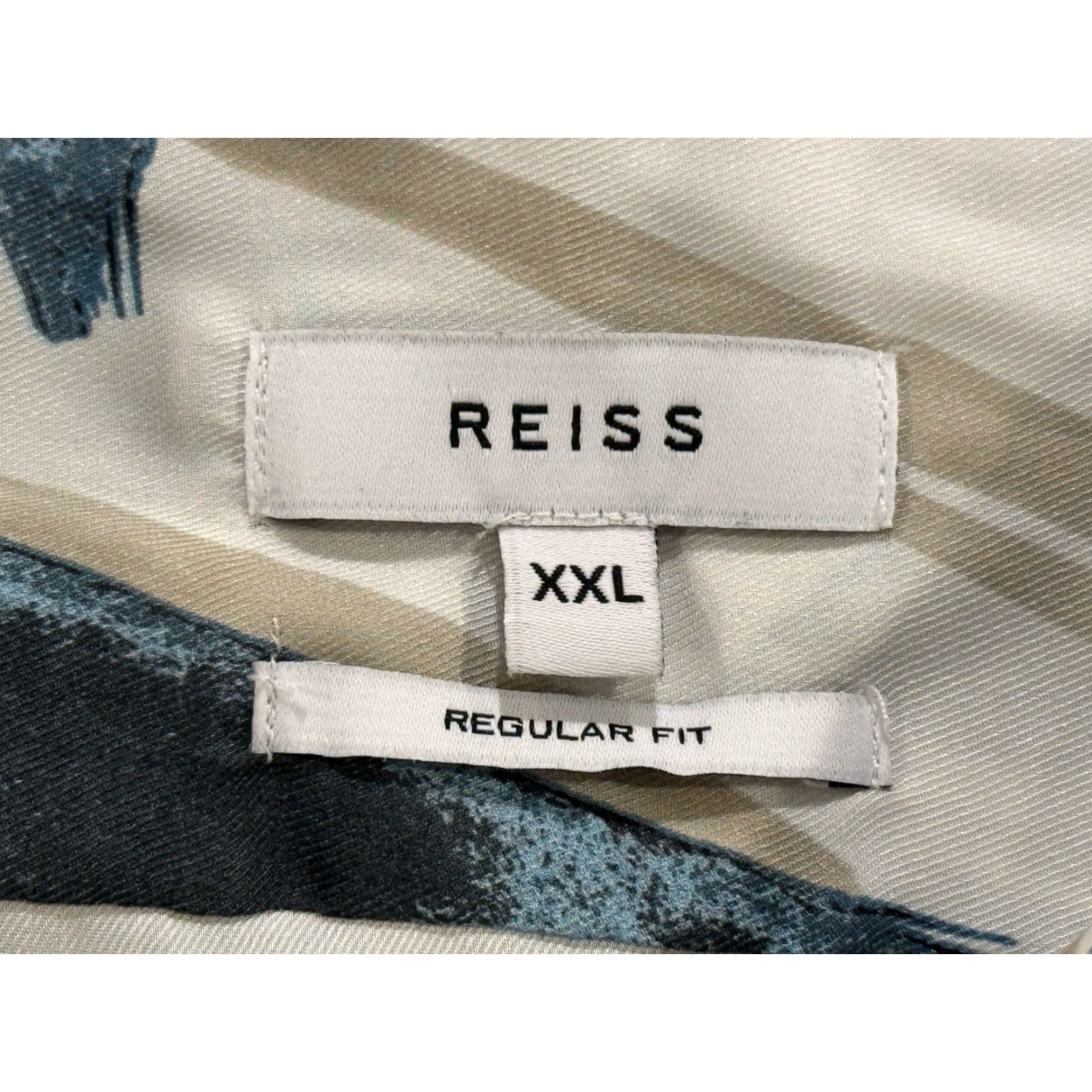 Reiss REISS Sab Painted Print Shirt Regular Fit Button Up Sz XXL EUC Size US XXL / EU 58 / 5 - 7 Thumbnail
