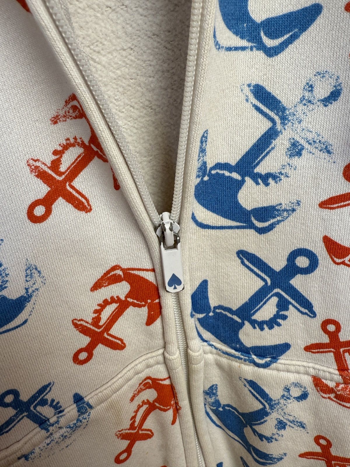 Affliction × Vintage Vintage 2000s Affliction Style Chainsaw Iron Fist Zip Hoodie Size US M / EU 48-50 / 2 - 10 Thumbnail