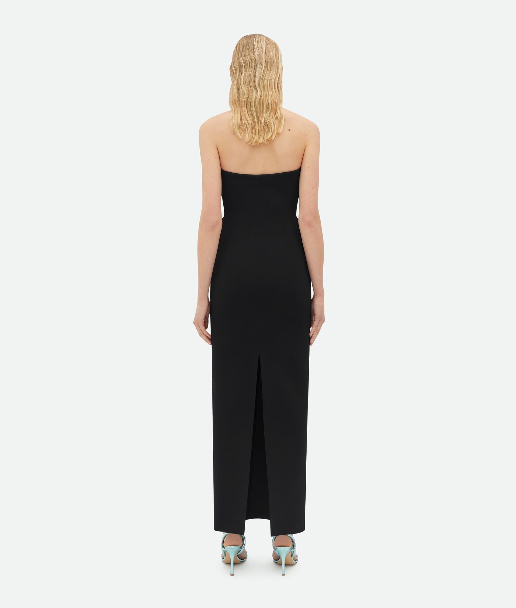 Bottega Veneta o1n1vont0525 Compact Viscose Dress in Black Size S / US 4 / IT 40 - 3 Thumbnail