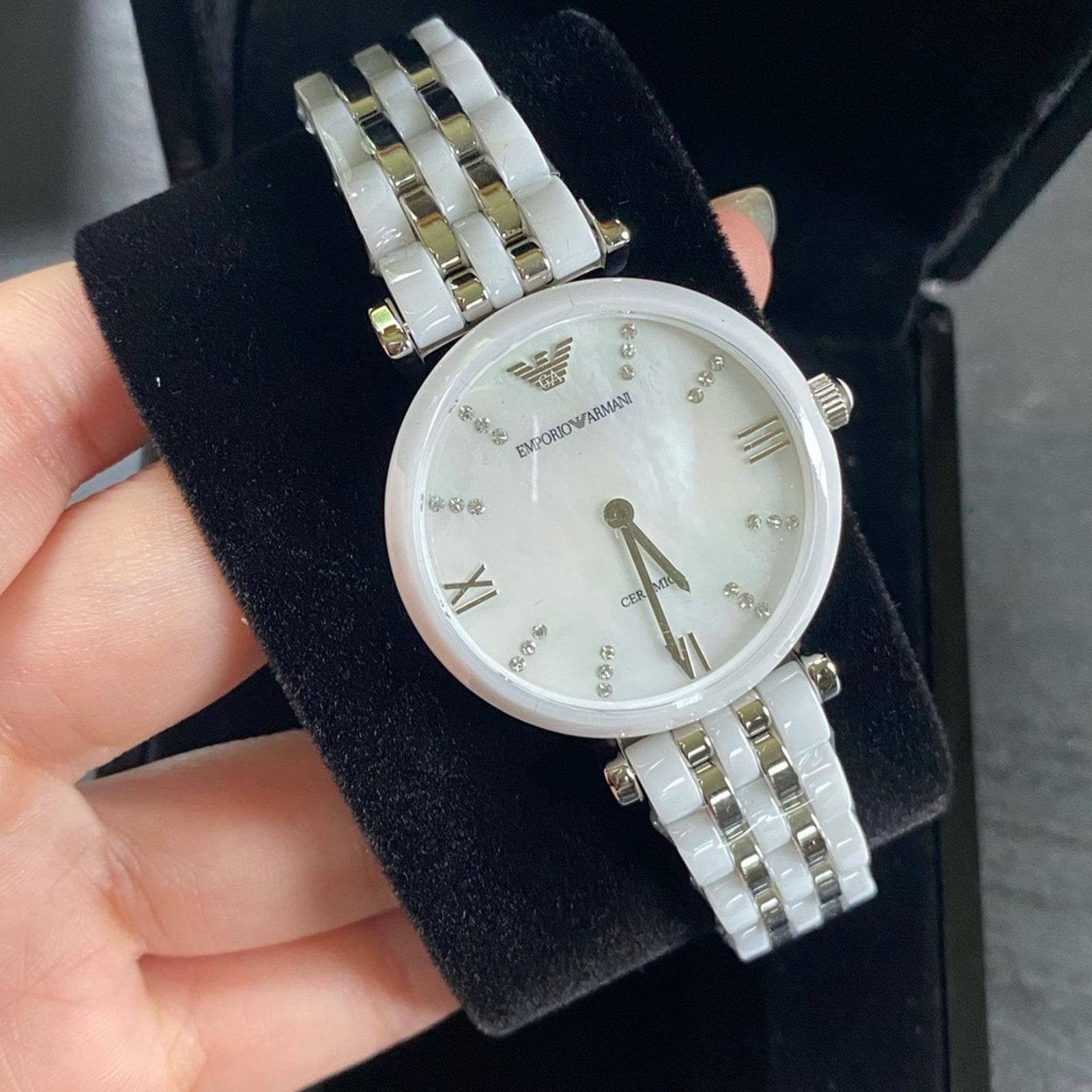 Emporio Armani Emporio Armani AR1488 White Ceramic Watch