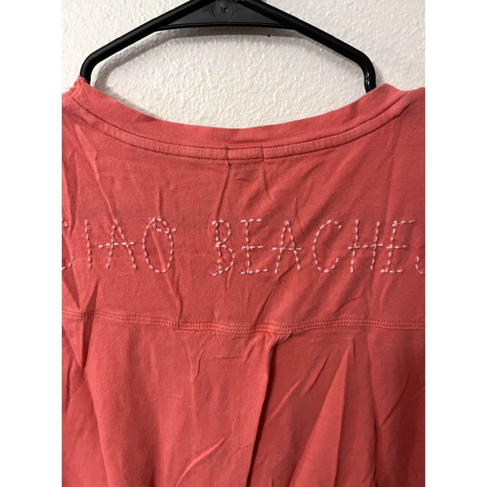 Vintage VINTAGE Aerie T-Shirt Shirt Women S Pink Tie Back Stitch Beach 90s Theme Mens Womens Girls Size S / US 4 / IT 40 - 5 Thumbnail
