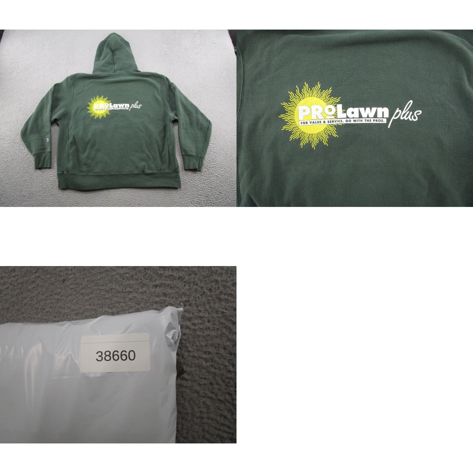 Champion VINTAGE Champion Hoodie 2XL Green Reverse Weave Logo Men Sweatshirt Size 2XL Short Style 90s Sports Hooded Pullover All Seasons Size US XXL / EU 58 / 5 - 9 Thumbnail