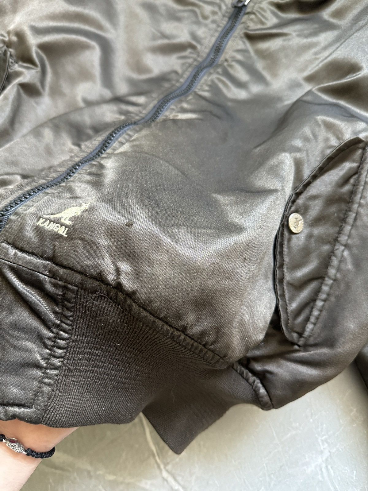 Kangol Vintage Kangol MA-1 Bomber Jacket Cropped Oversized Rare Size US M / EU 48-50 / 2 - 6 Thumbnail