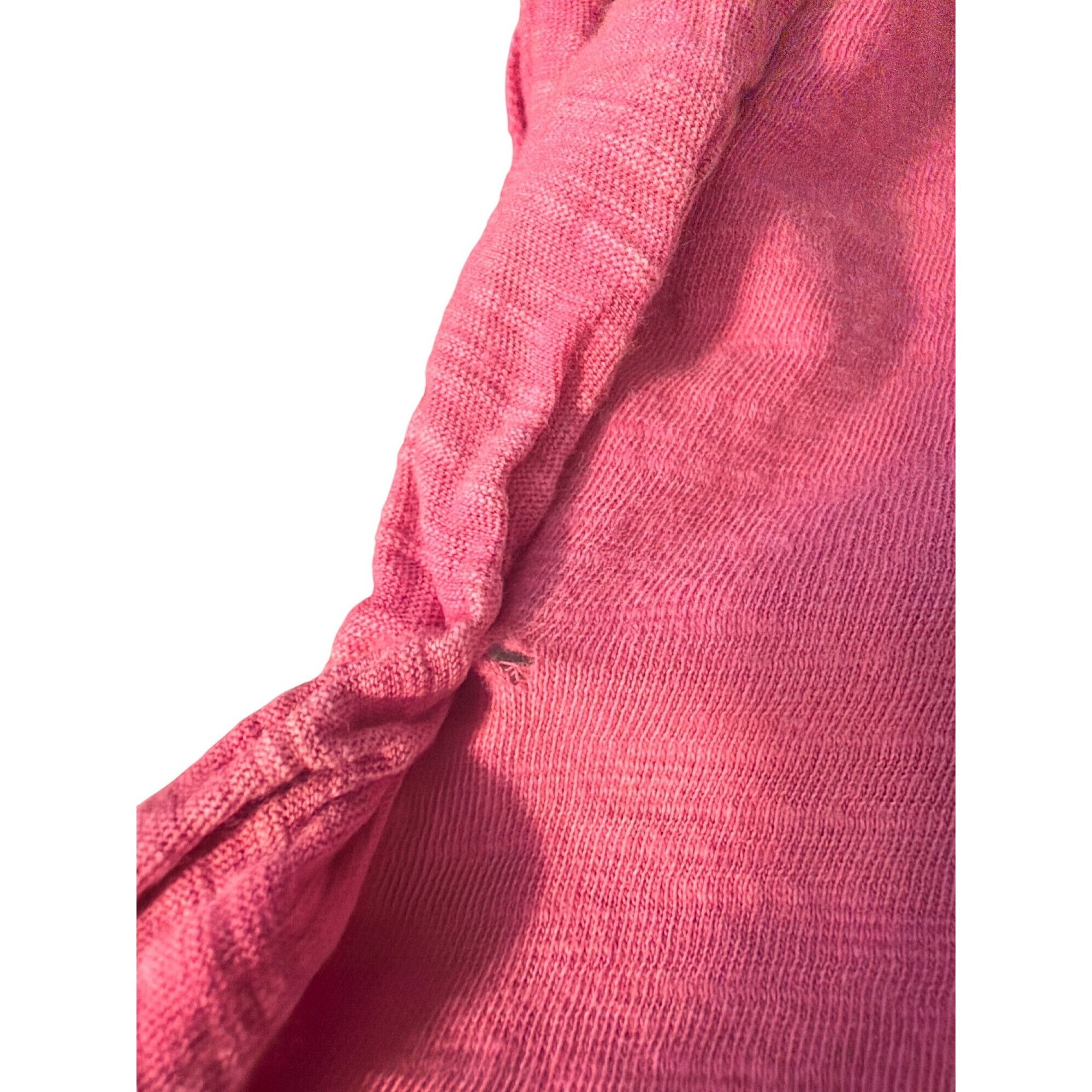 Anthropologie Pilcro Anthropologie Pink Rolled Sleeves Tunic Shirt Sz Larg Size L / US 10 / IT 46 - 4 Thumbnail
